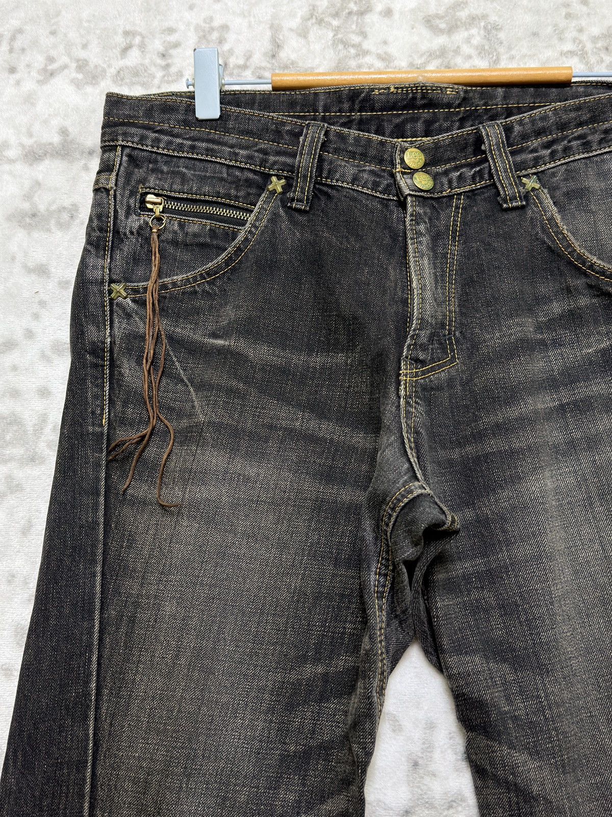 Lee Vintage Lee Flared Claw Mark Honey Comb Spiral leg Denim Size US 32 / EU 48 - 4 Thumbnail
