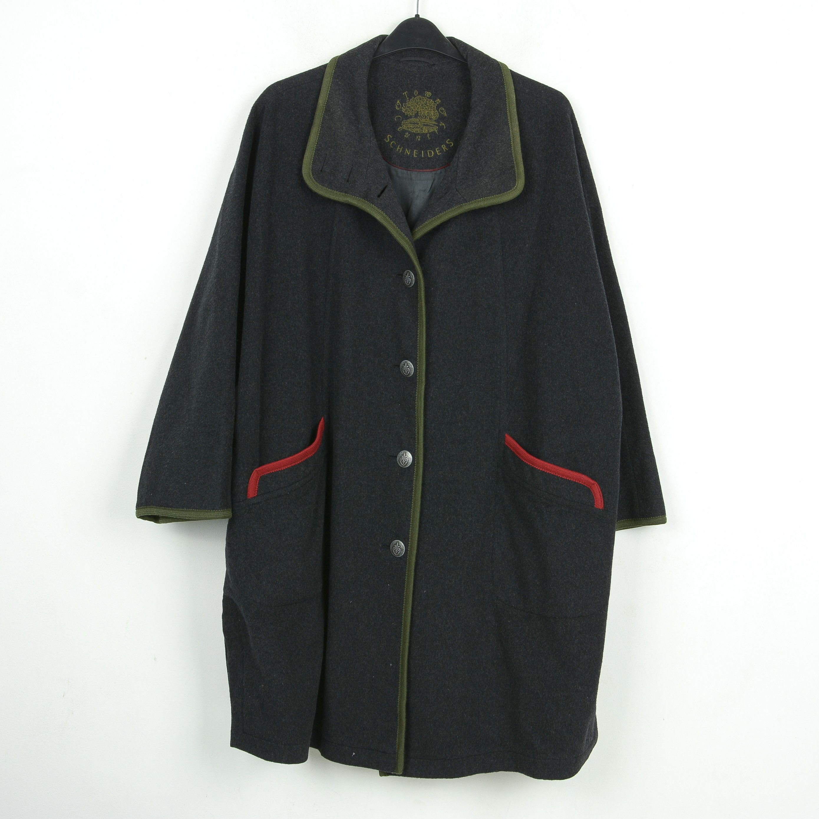 Schneiders Paloma XL Wool Coat Overcoat Trachten Jacket Button Up Jager Size XL / US 12-14 / IT 48-50 - 1 Thumbnail