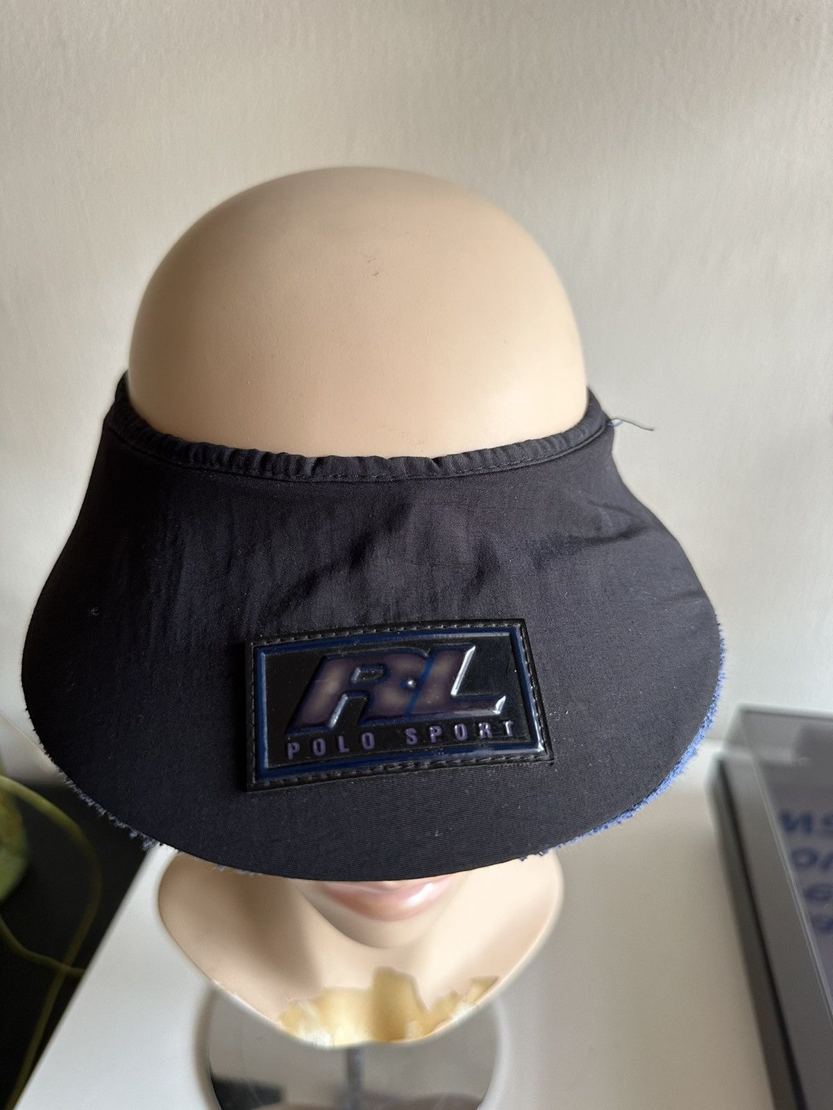Polo Ralph Lauren 1990s Polo Ralph Laurent Polo Sport Logo Visor Cap Size ONE SIZE - 3 Thumbnail