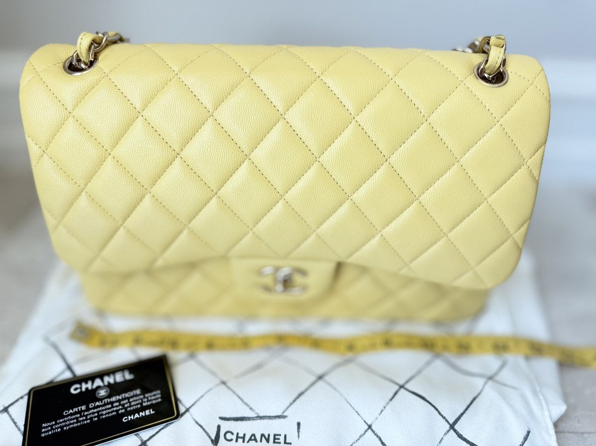 Chanel CHANEL Classic Large Flap Shoulder Bag Caviar Leather Purse Size ONE SIZE - 17 Thumbnail