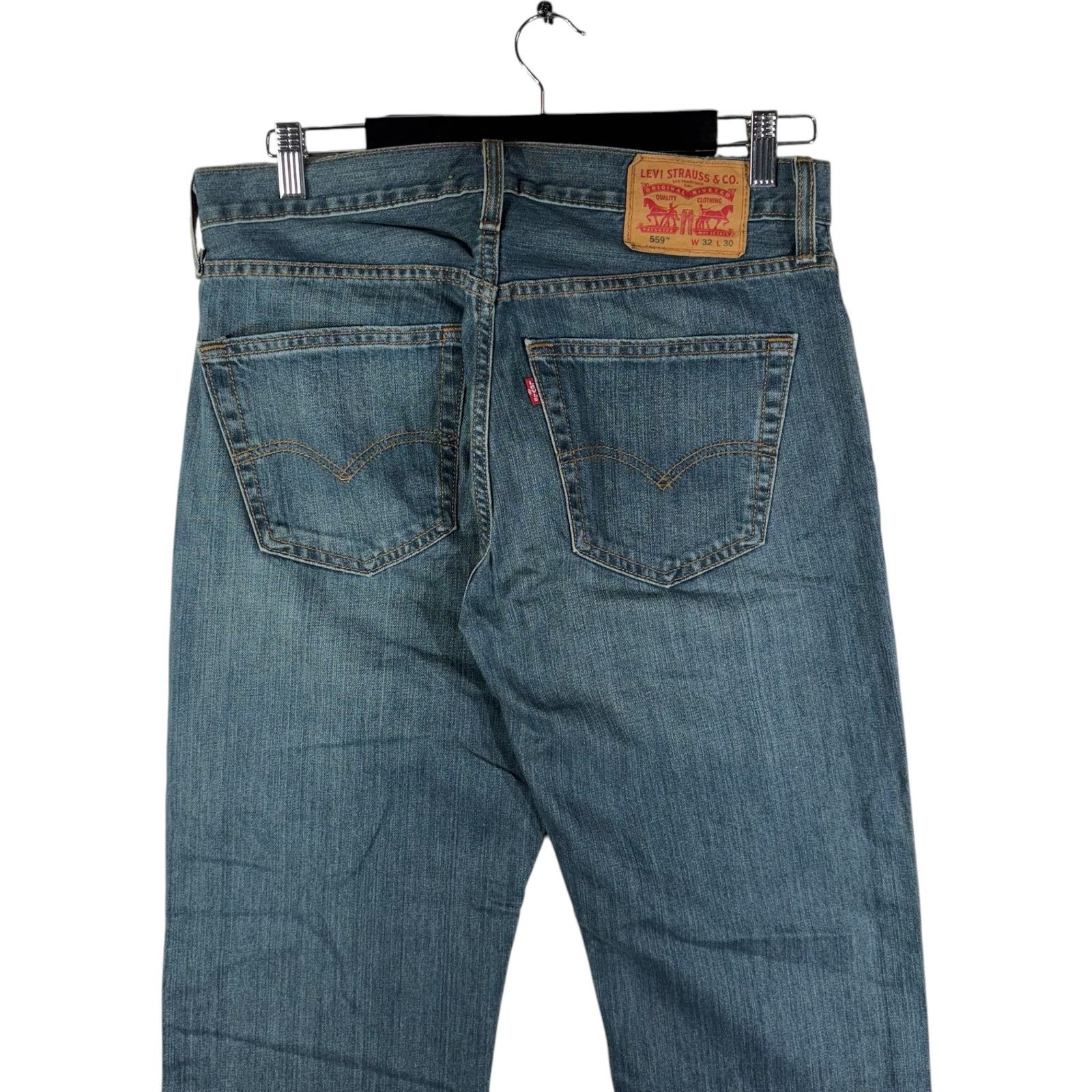 Levi's Levis 559 Denim Straight Leg Jeans 32x30 Size US 34 / EU 50 - 6 Thumbnail