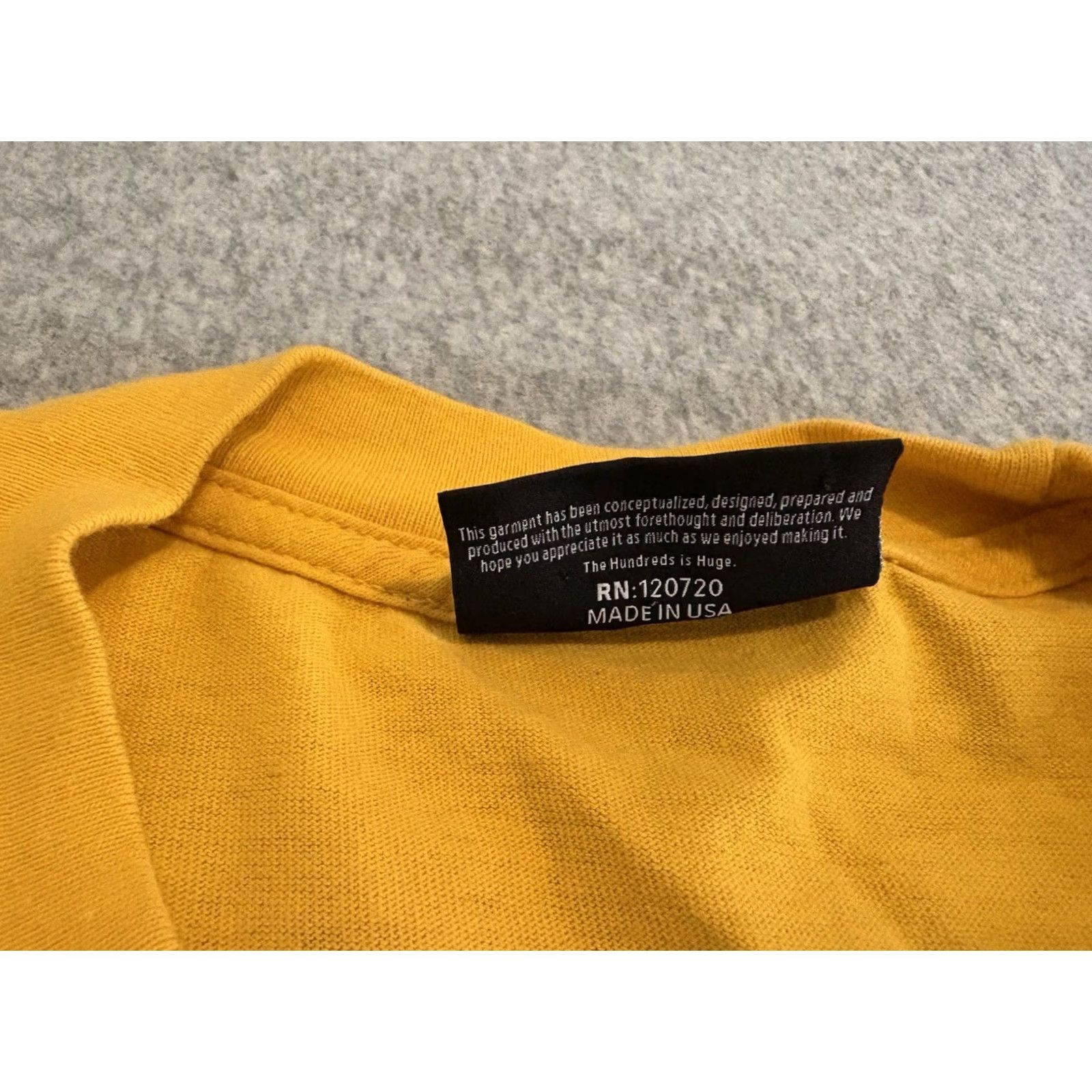The Hundreds The Hundreds x Felt Yellow Bomb Tee Shirt Large Size US L / EU 52-54 / 3 - 7 Thumbnail