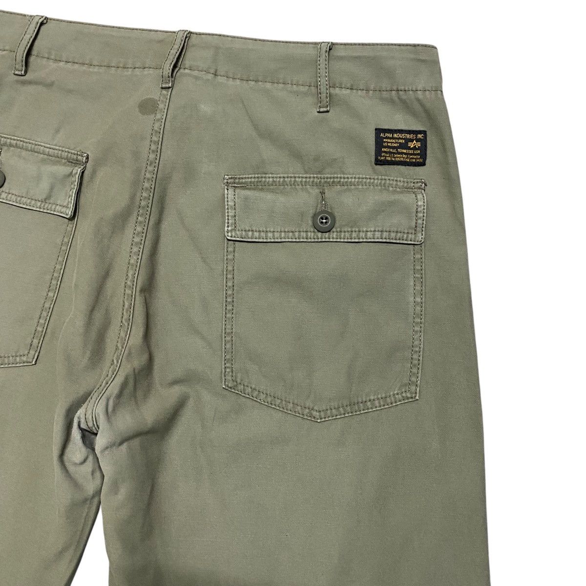 Alpha Industries Vintage Alpha Industries Fatigue Pants Size US 35 - 12 Thumbnail