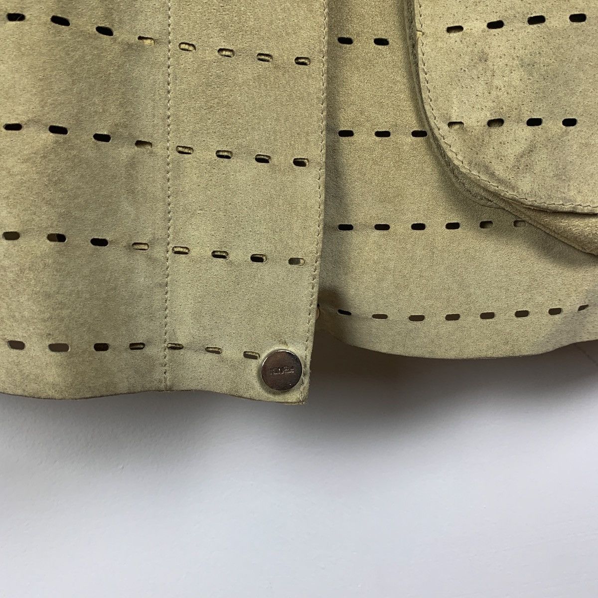 Fendi × Vintage Rare ‼️ Vintage Fendi See Through Leather Jacket Size S / US 4 / IT 40 - 5 Thumbnail