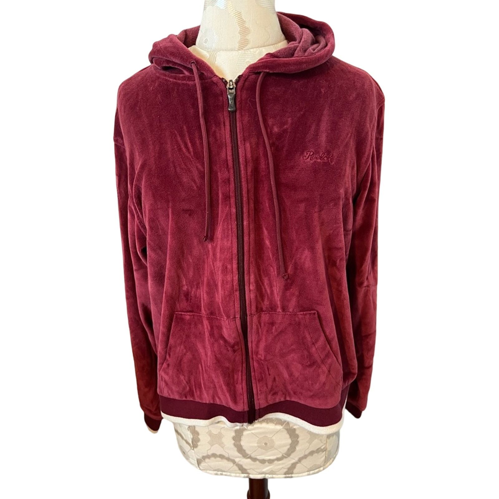 Reebok Reebok Vintage Retro Velvet Sweatsuit Jacket XL Size XL / US 12-14 / IT 48-50 - 1 Thumbnail