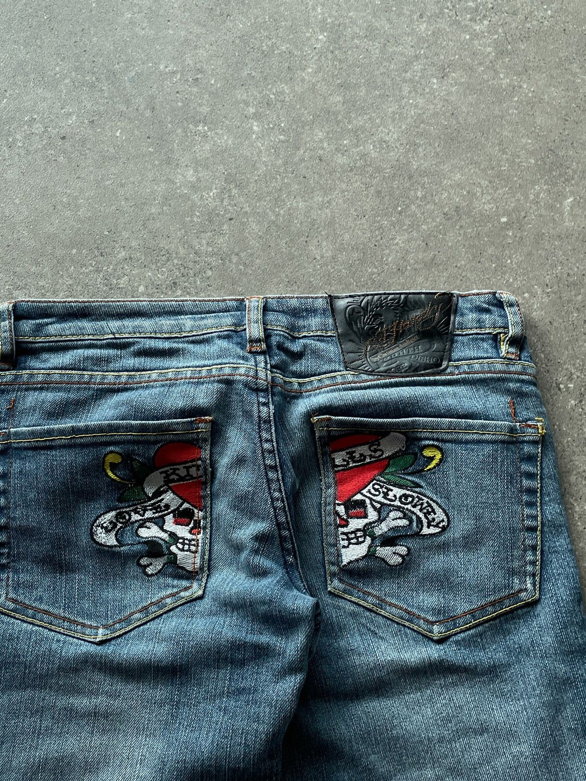 Ed Hardy Y2K vintage Ed Hardy shorts Avant Garden logo rare casual Size 30" / US 8 / IT 44 - 3 Thumbnail