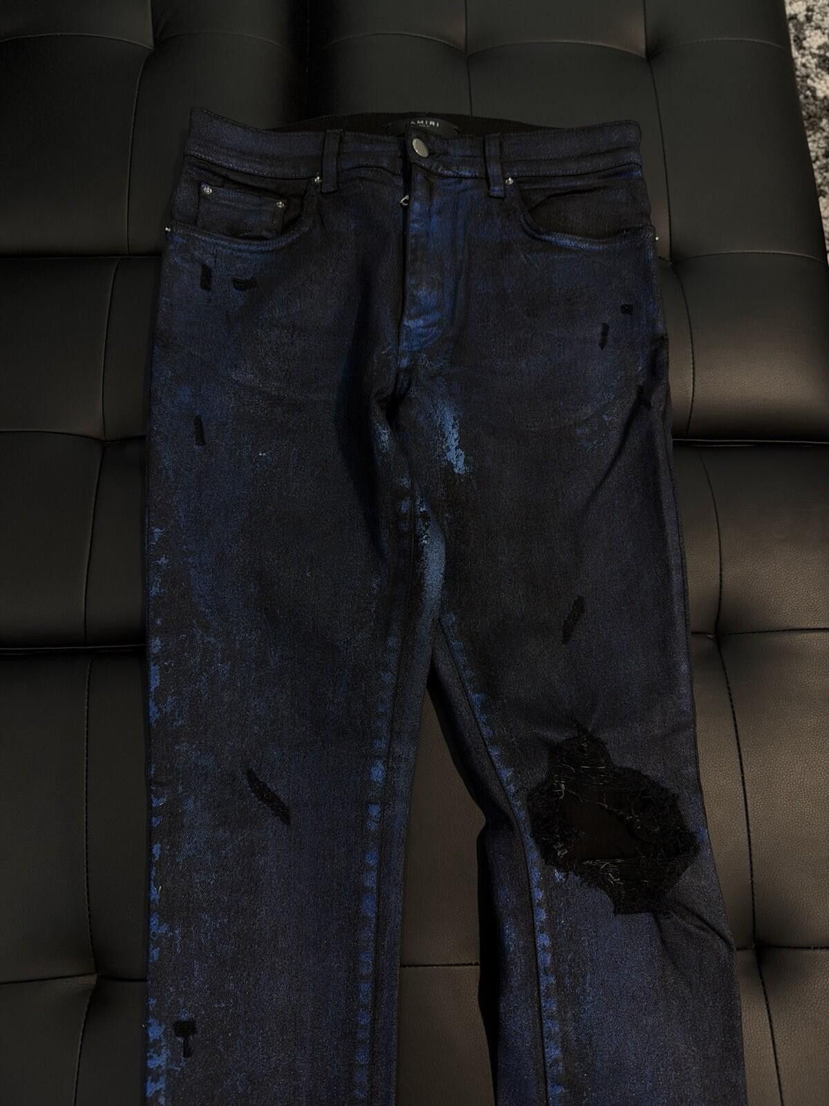 Amiri Size 31 - Amiri Blue Pants Jeans 100% Authentic Size US 31 - 3 Thumbnail