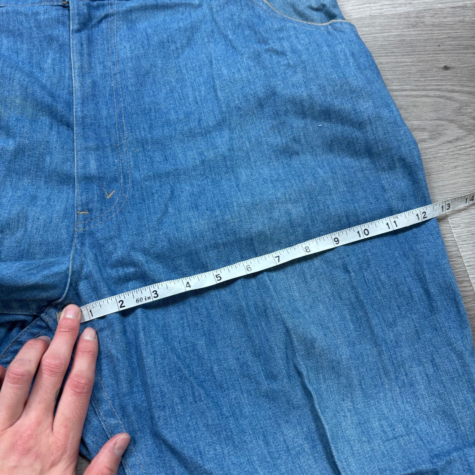 Levi's × Vintage VTG 70s Levi's Orange Tab Talon Flare Bell Bottoms 38x29 Size US 38 / EU 54 - 6 Thumbnail