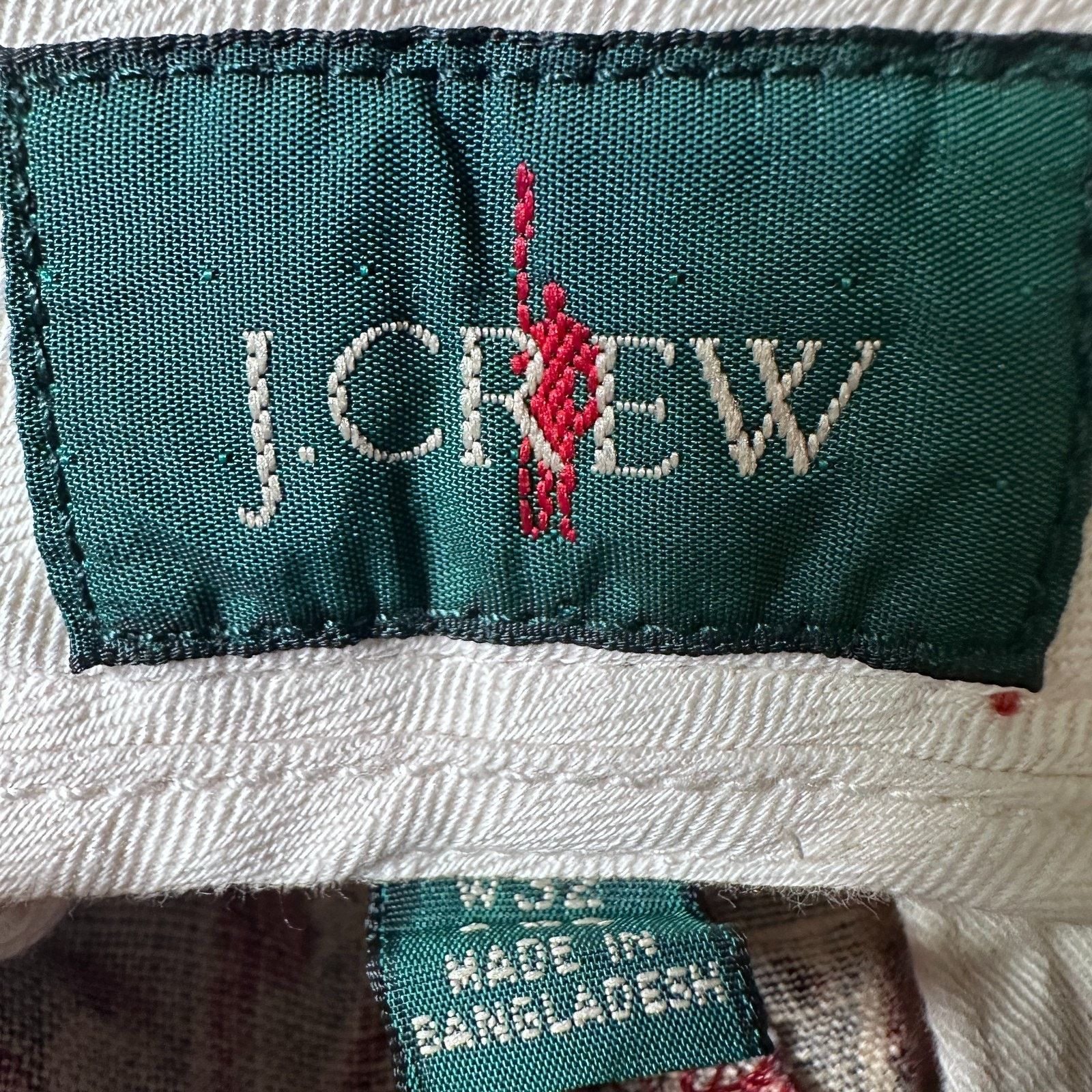 J.Crew Vintage J.Crew Oarsman Linen Pants Men’s 32 x 34 Red Blue Size US 32 / EU 48 - 5 Thumbnail