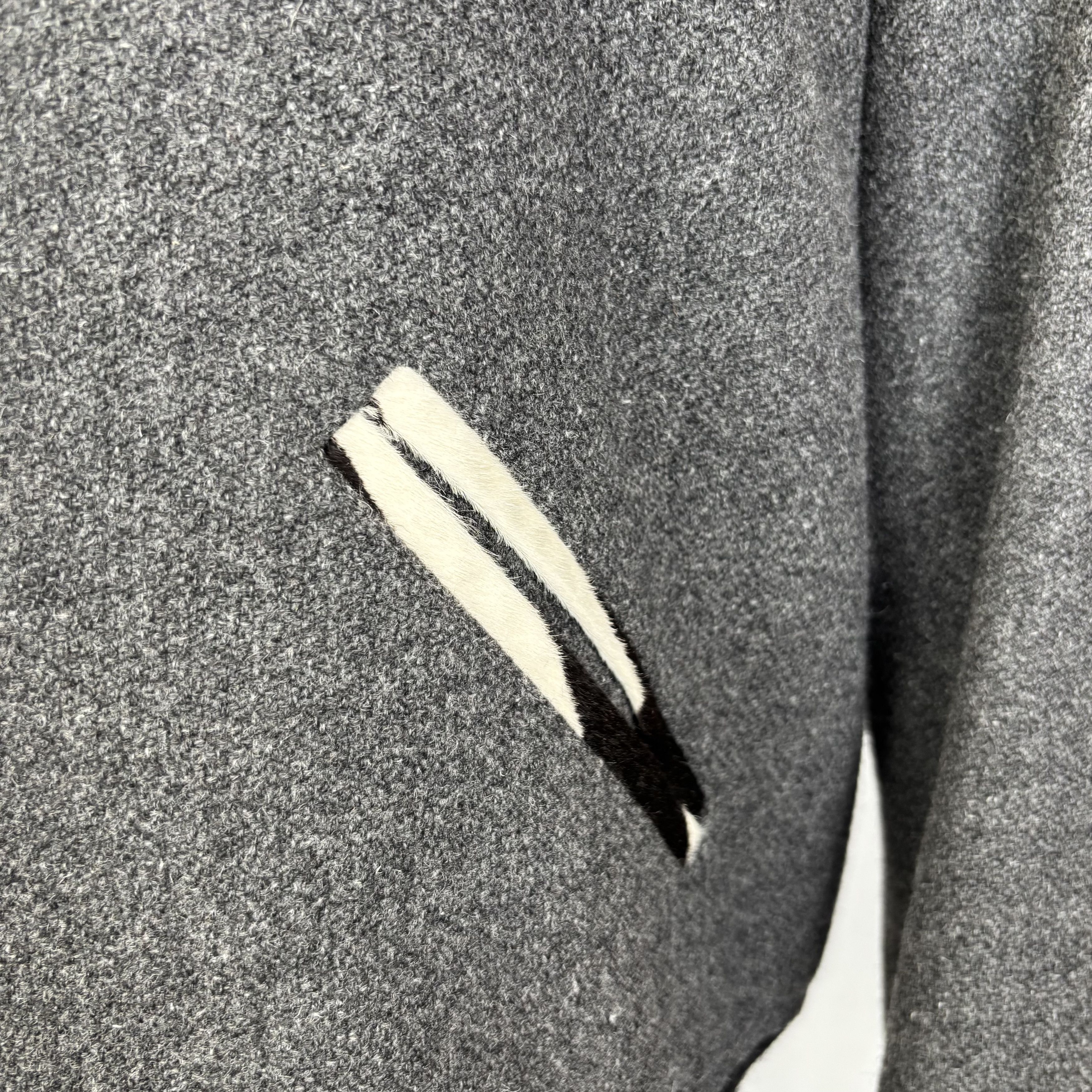 Saint Laurent Paris Saint Laurent Paris Zebra Baseball Bomber Size US L / EU 52-54 / 3 - 2 Thumbnail
