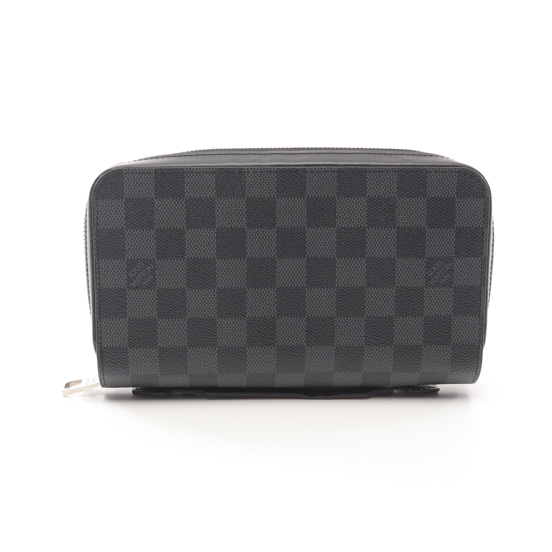 Louis Vuitton Louis Vuitton Zippy Xl Damier Graphite Travel Case Round Zipper Long Wallet Leather Black Size ONE SIZE - 1 Thumbnail