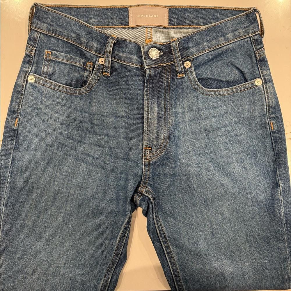 Everlane Everlane Ankle Jeans Size 25 Low Rise Medium Blue Wash Size 25" / US 0 / IT 36 - 4 Thumbnail