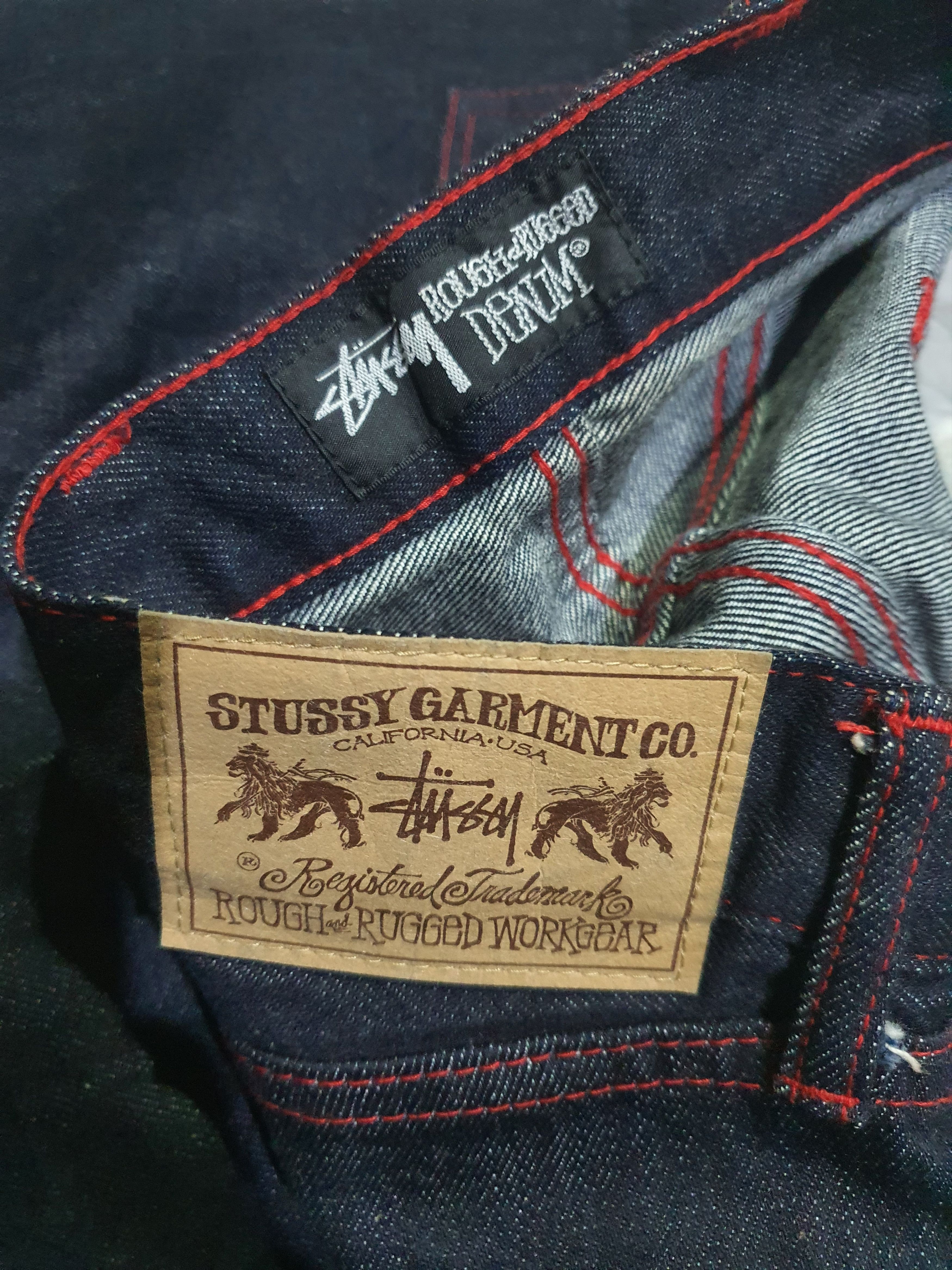 Rare!🔥 Vintage Stussy × Futura Laboratories Denim Jeans