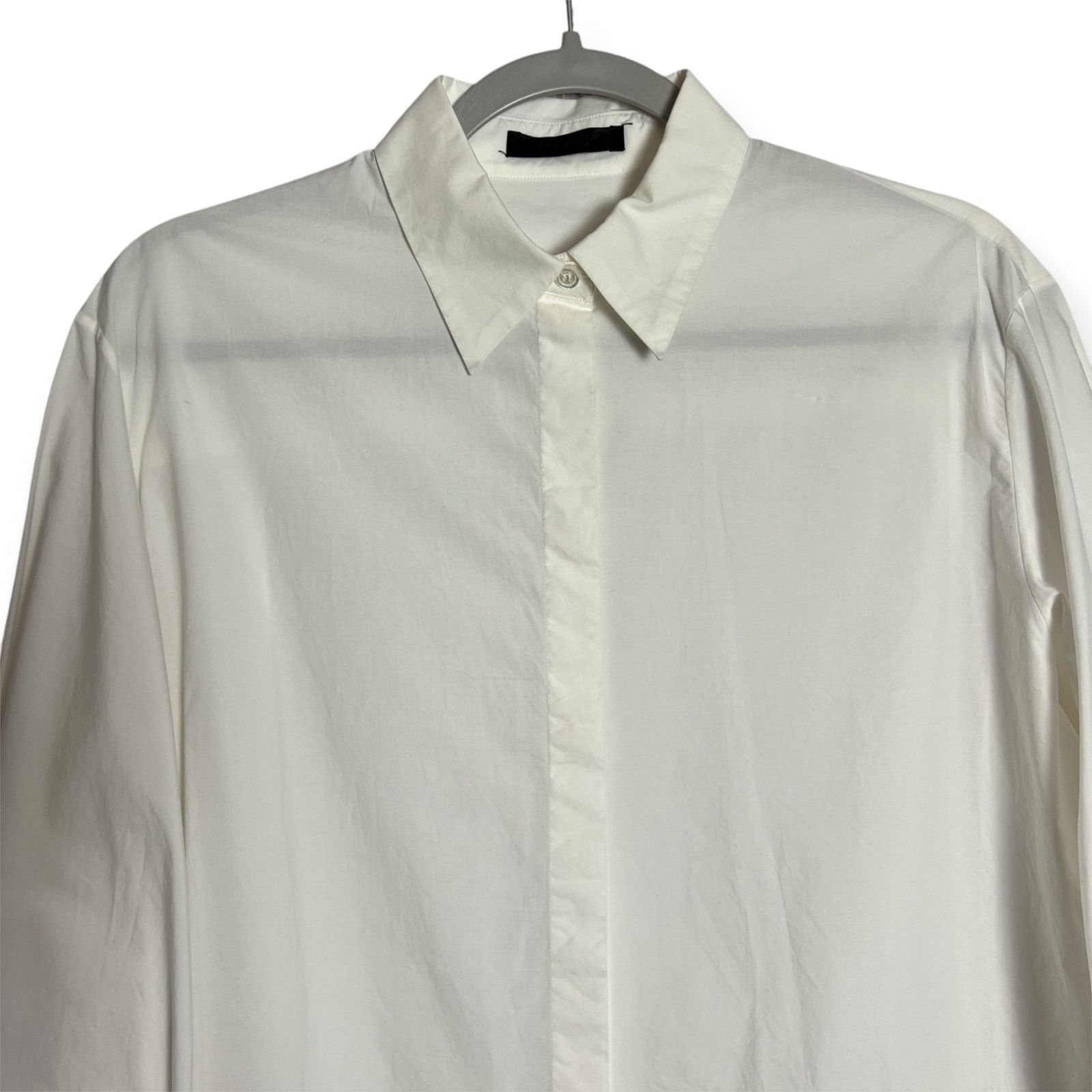 The Row The Row Puff Sleeve Button Up Shirt White Size 4 Cotton Size S / US 4 / IT 40 - 8 Thumbnail