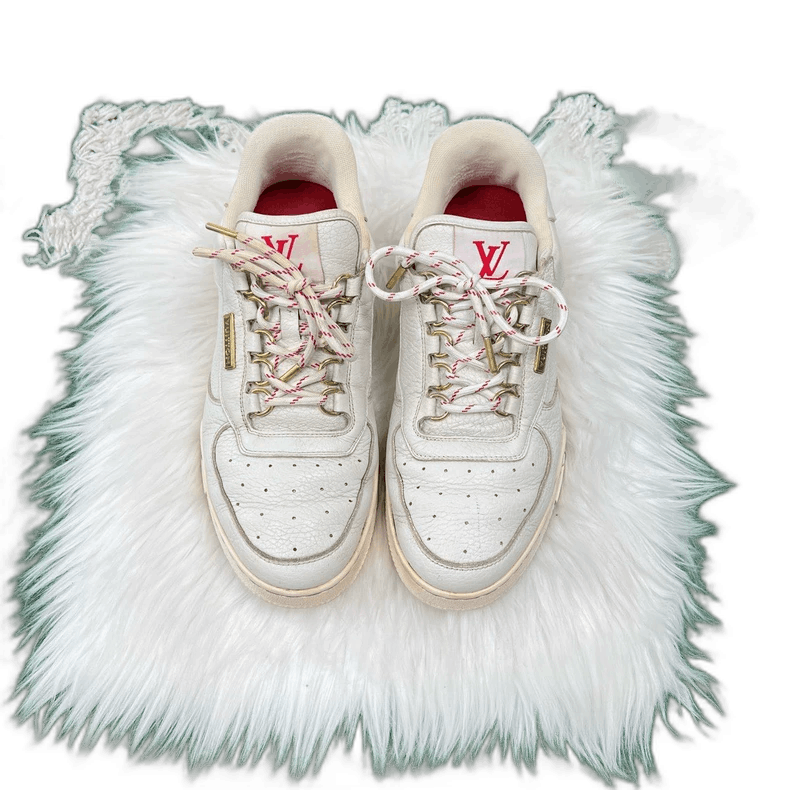 Louis Vuitton Louis Vuitton White Trainer Casual Shoes-yf Size US 6.5 / EU 39-40 - 1 Thumbnail