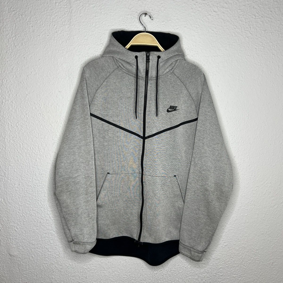 Nike Nike Tech Fleece Hoodie Grey Jacket Zip Size US XL / EU 56 / 4 - 1 Thumbnail