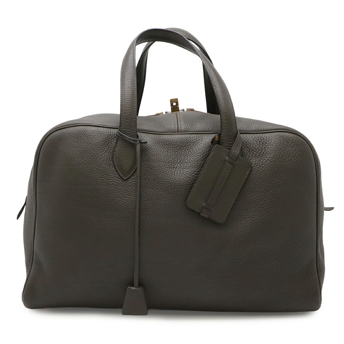 Hermes Hermes Hermes Victoria43 Taurillon Clemence travel bag Leather Travel Bag E DUTY FREE for USA Size ONE SIZE - 1 Thumbnail
