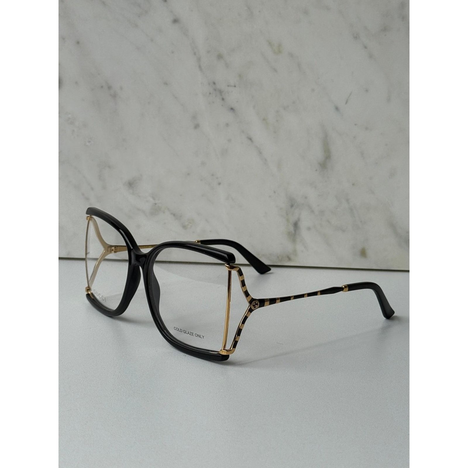 Gucci NEW Gucci GG0592O Oversized Square Black Eyeglasses $565 Size ONE SIZE - 4 Thumbnail