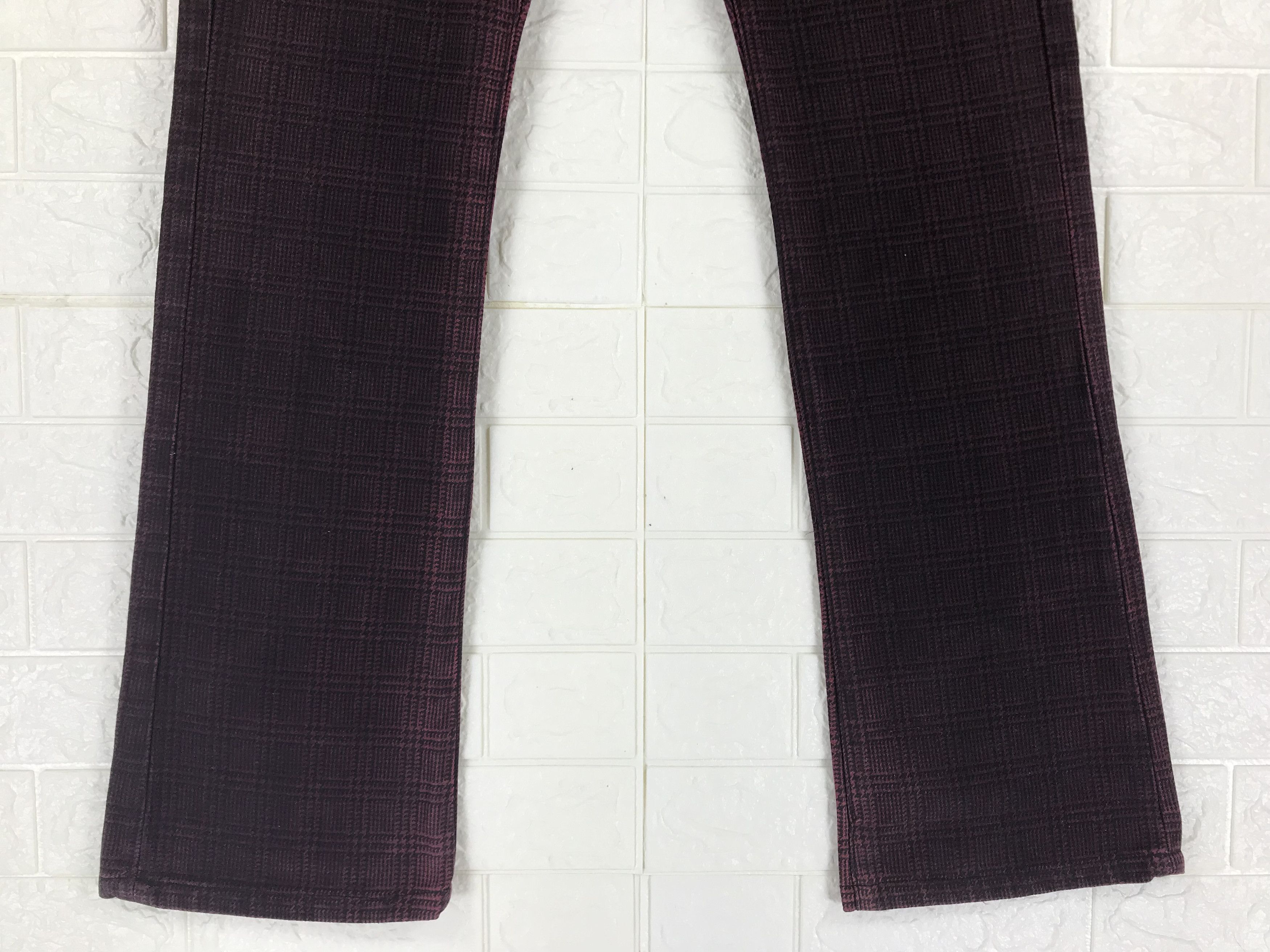 semanticdesign Vintage Semantic Design Plaid Flare Jeans Bell Bottom Denim Size US 32 / EU 48 - 4 Thumbnail