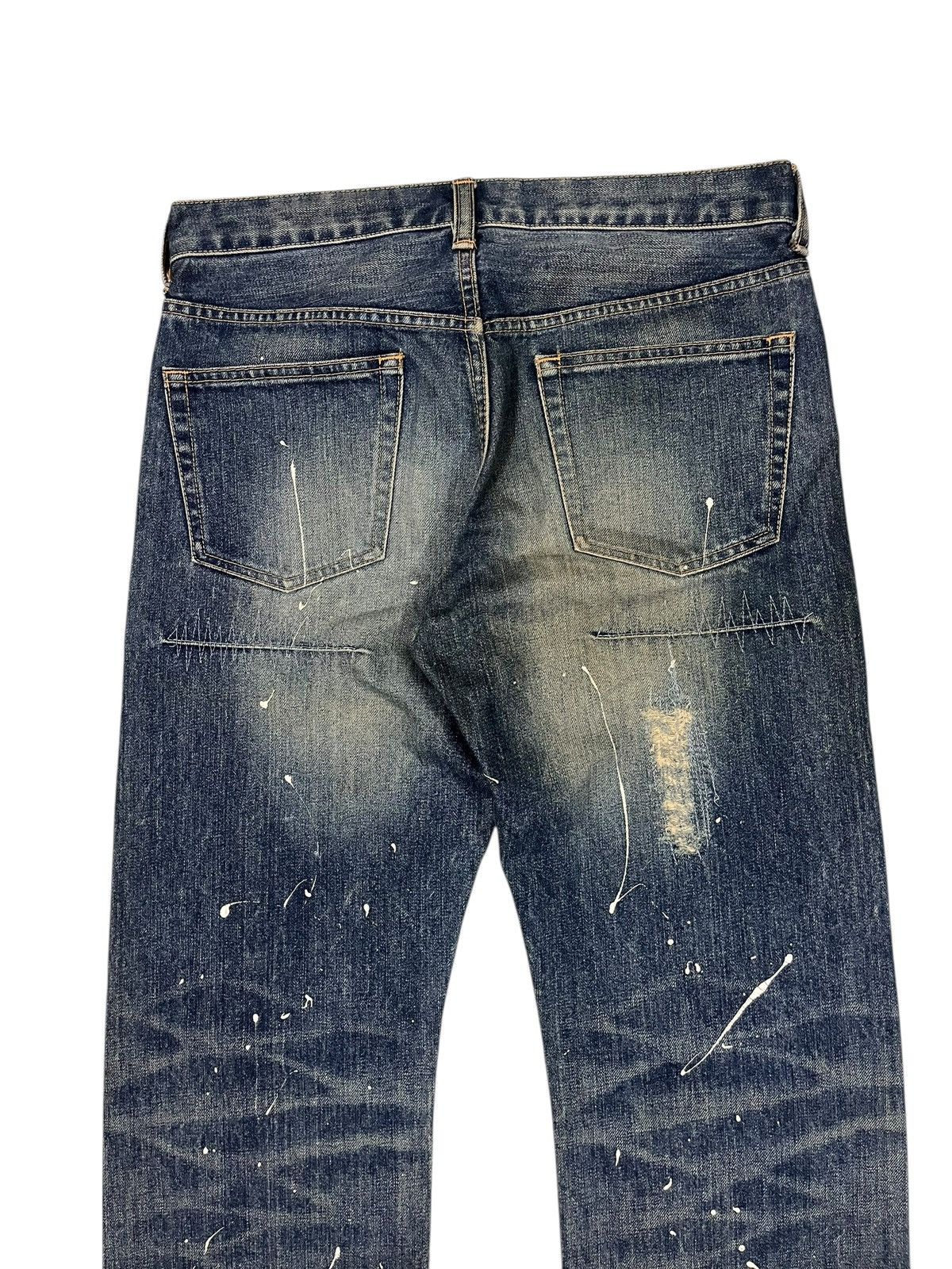 Takeo Kikuchi Japanese Brand Takeo Kikuchi Distressed Painter Jeans Size US 31 - 5 Thumbnail
