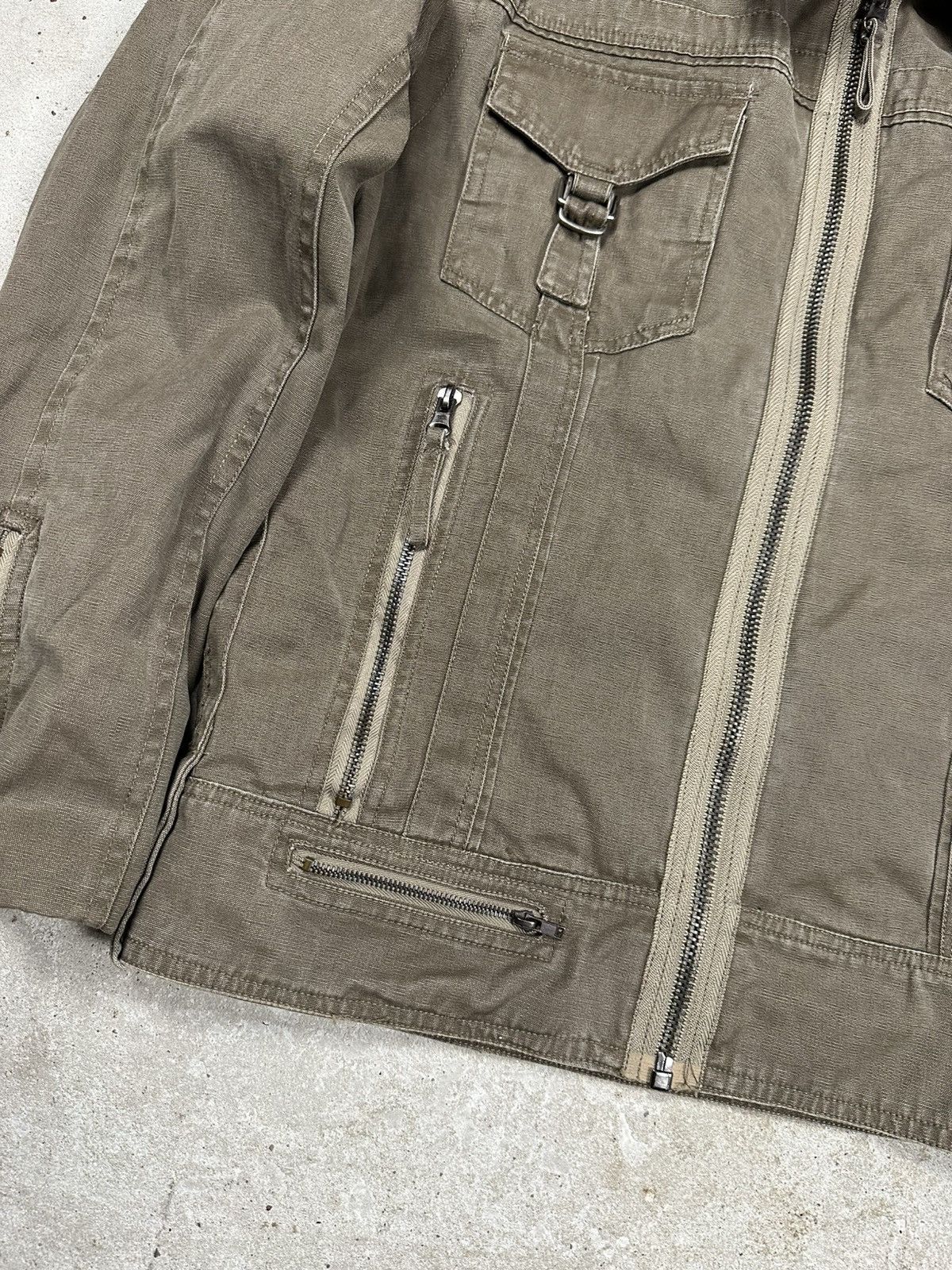 Vintage Vintage Y2K Brown Utility Army Military Style Jacket usa 90s Size US M / EU 48-50 / 2 - 4 Thumbnail