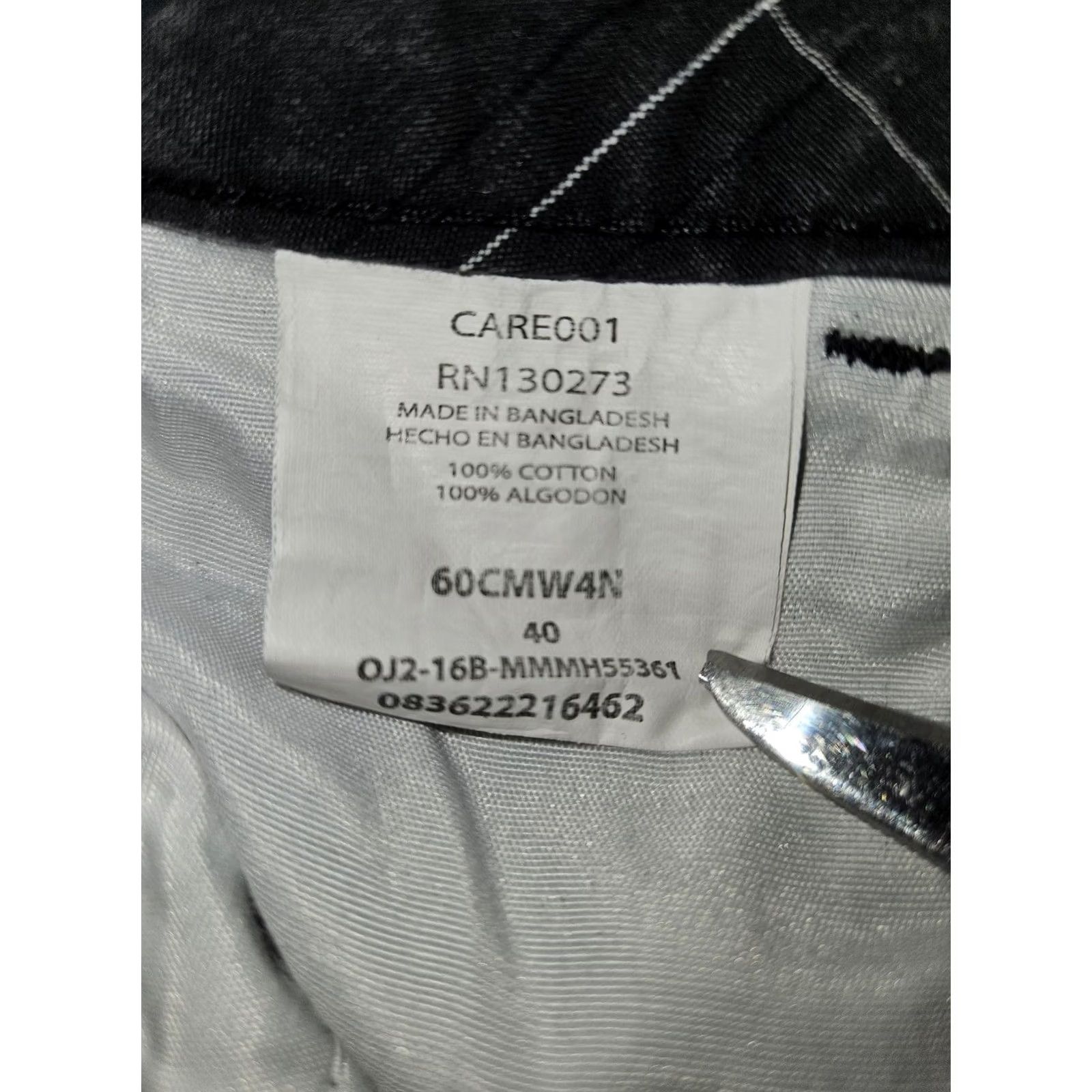 Wrangler Wrangler Cargo Shorts Mens 40 Gray Plaid 100% Cotton Utility Pockets Casual Size US 40 / EU 56 - 2 Thumbnail