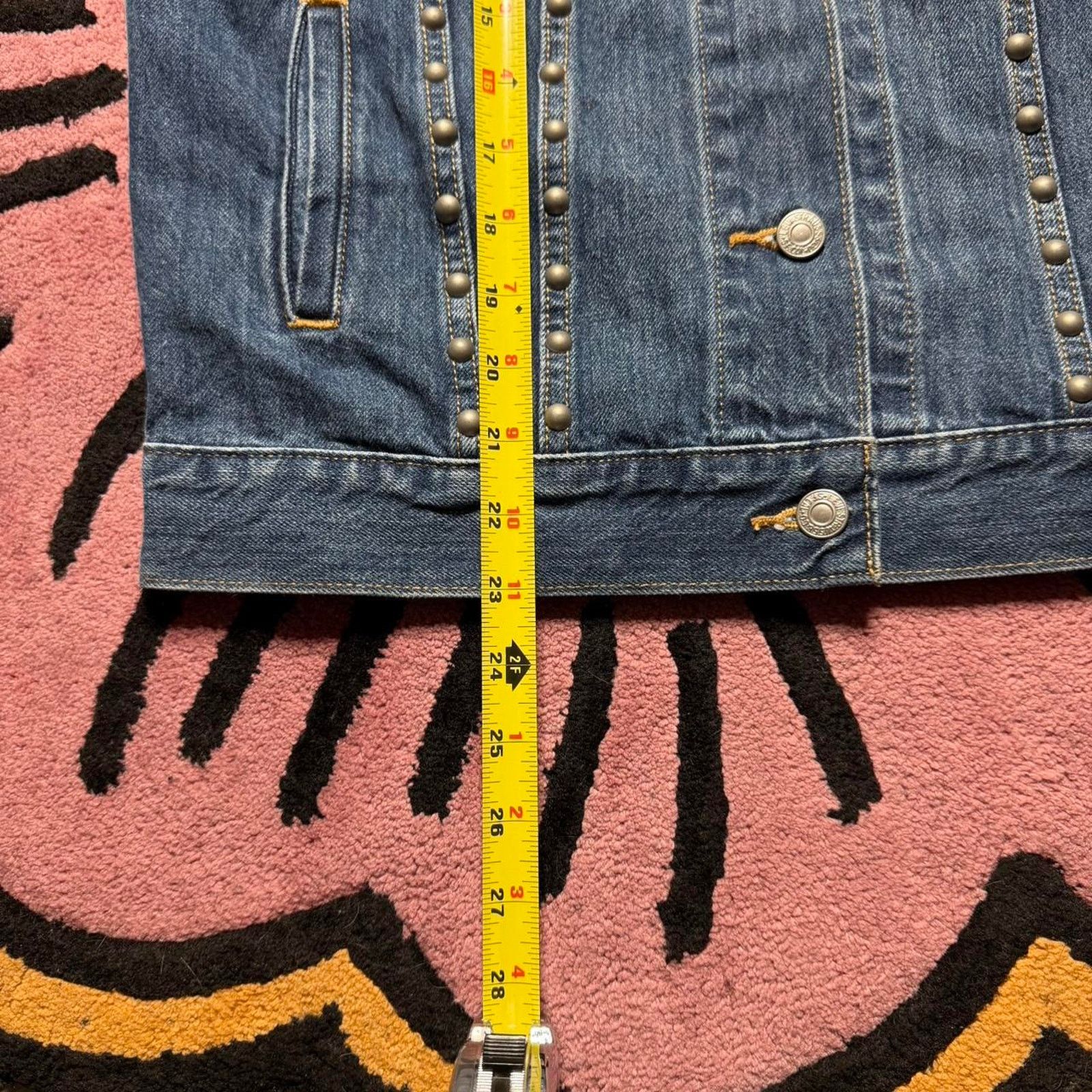 Levi's Levi’s Strauss Studded Denim Trucker Jean Jacket Size Small Size US S / EU 44-46 / 1 - 6 Thumbnail