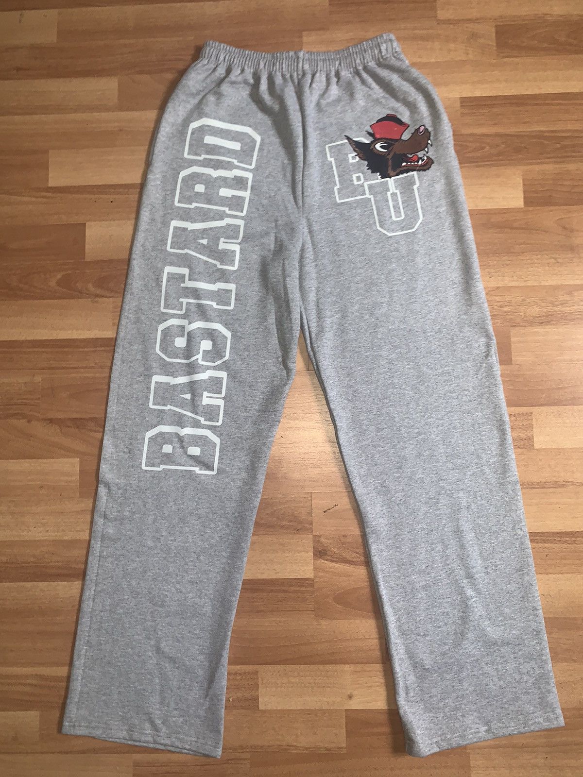 Grey B.U Mascot Sweatpants