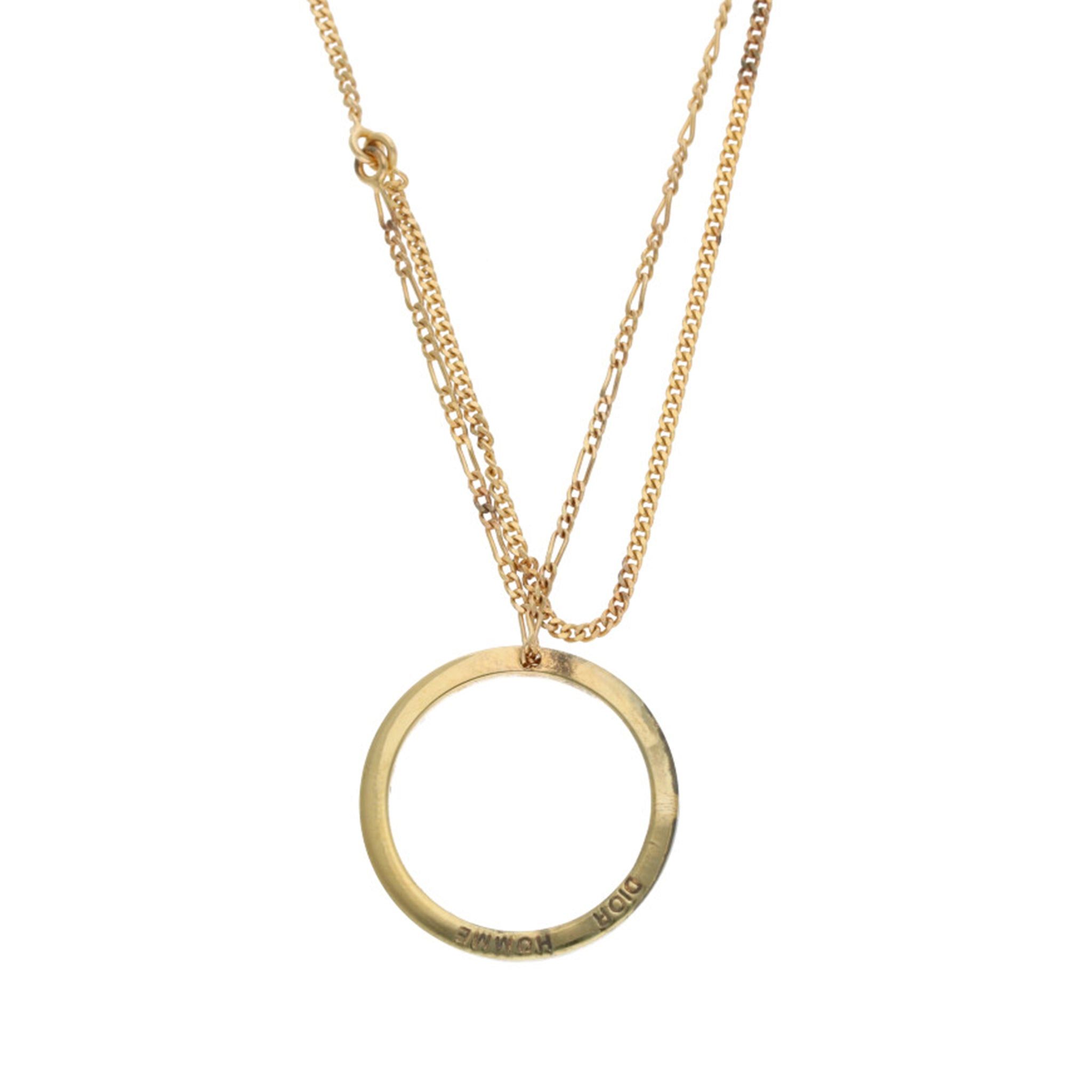 Dior Rare AW03 Dior Homme 'Luster' Waxed Chord & Chain Charm