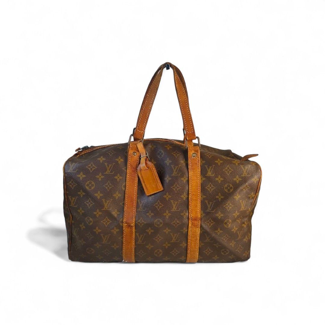 Louis Vuitton Louis Vuitton - Sax Pool 45 Leather Monogram Boston Handbag Size ONE SIZE - 1 Thumbnail