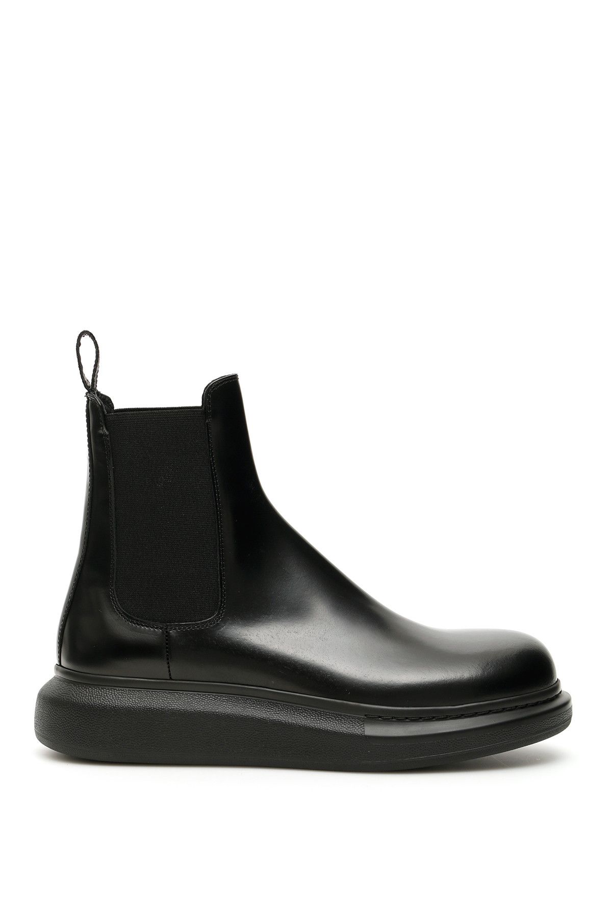 image of Alexander Mcqueen Hybrid Chelsea Boots Size Eu 40 For Men in Black