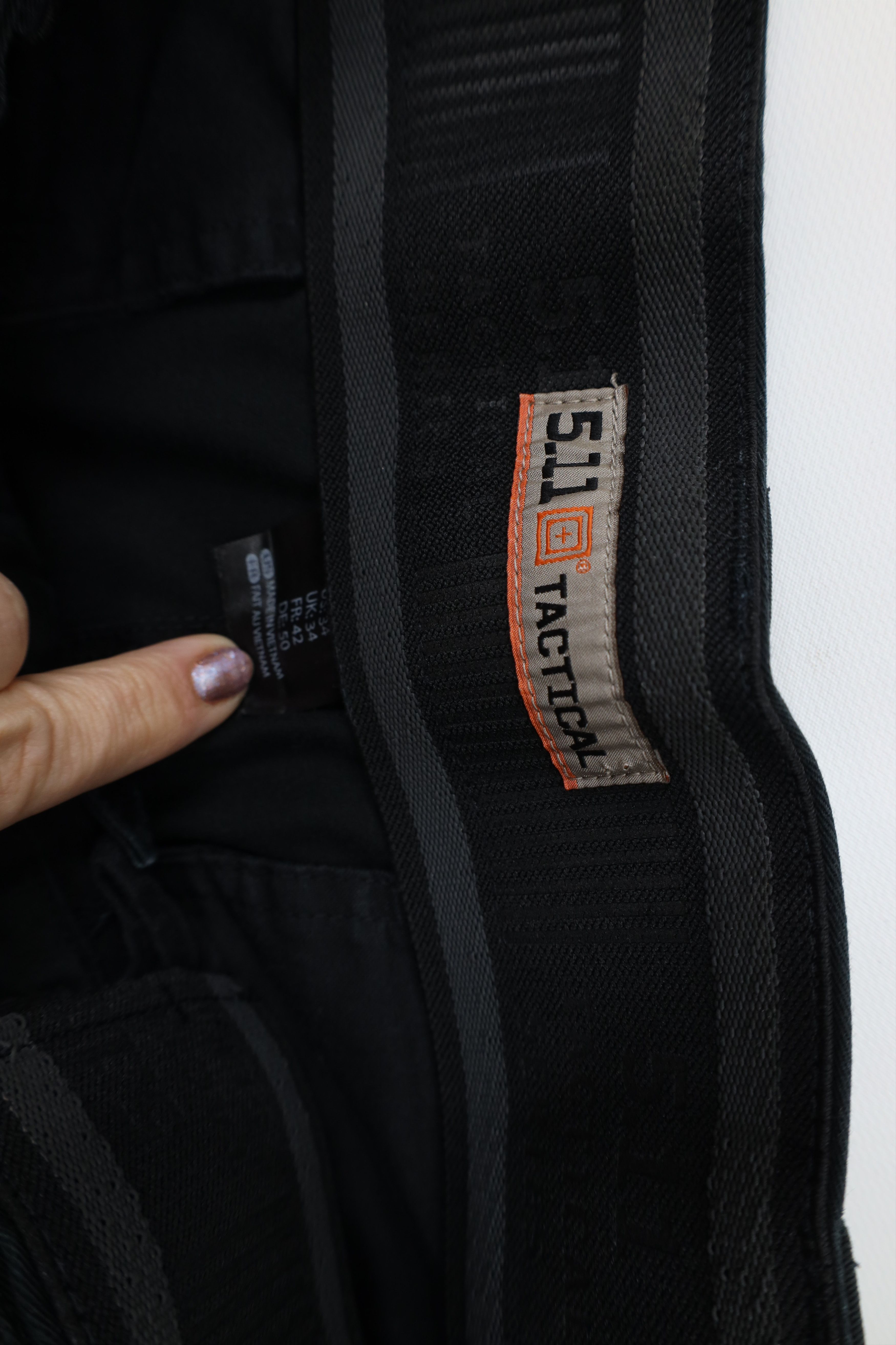 Vintage 5.11 Tactical Series PDU Class B Uniform Cargo Pants Black Size US 34 / EU 50 - 7 Thumbnail