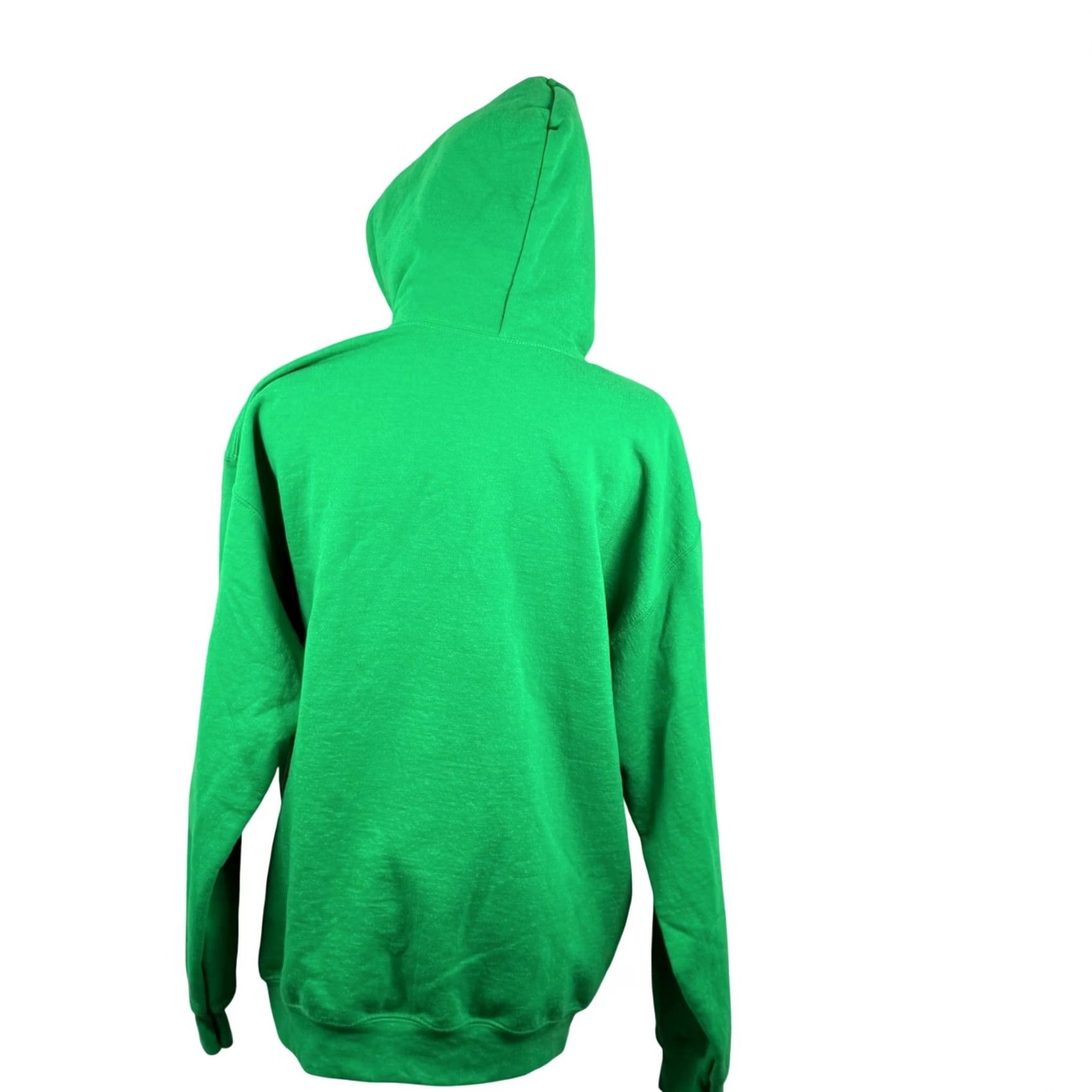 Gildan Gildan Large Hoodie Green Heavy Blend Fleece Pullover Sweatshirt Pullover Casual Basic Sweatshirt Pullover Hoodie Women L Green Size L / US 10 / IT 46 - 3 Thumbnail
