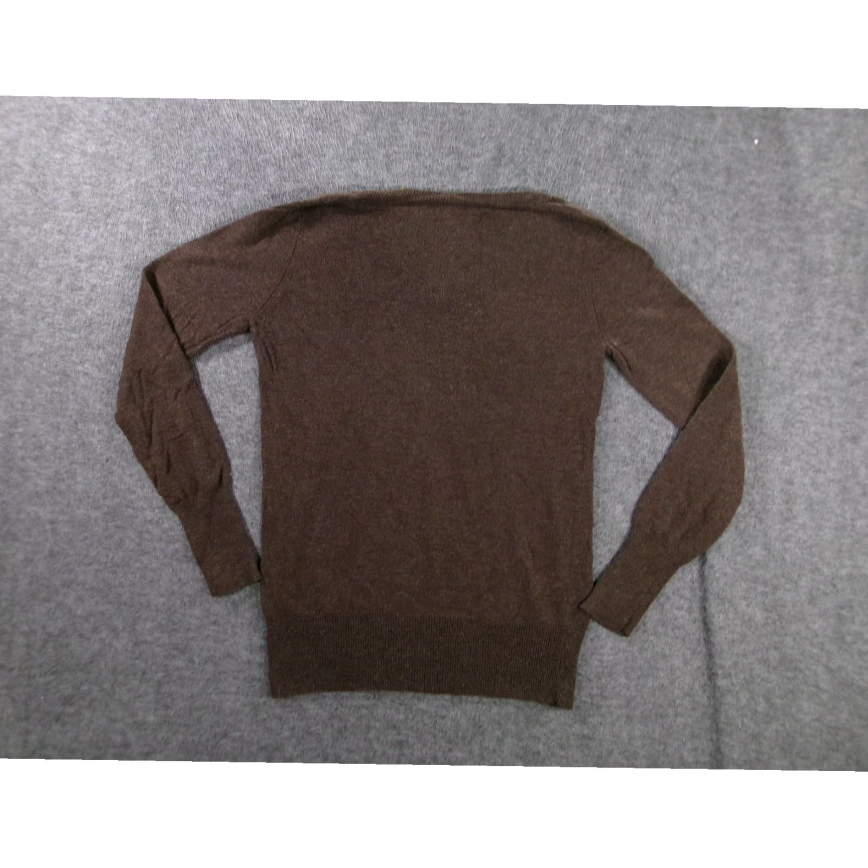 Mossimo Mossimo Sweater Women Small Brown Pullover Long Sleeve Round Neck Classic Cozy Size S / US 4 / IT 40 - 7 Thumbnail