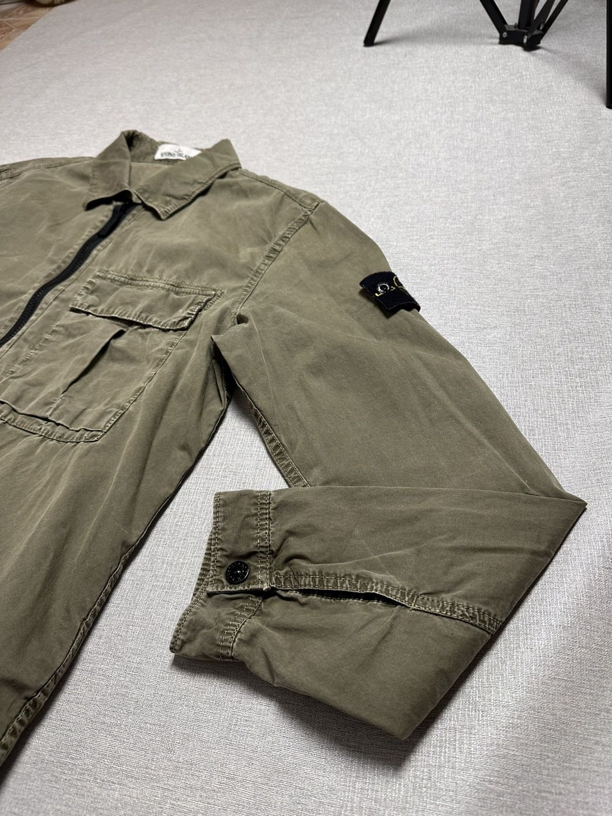 Massimo Osti Stone Island Garment Dyed Zip Overshirt Size US M / EU 48-50 / 2 - 23 Thumbnail