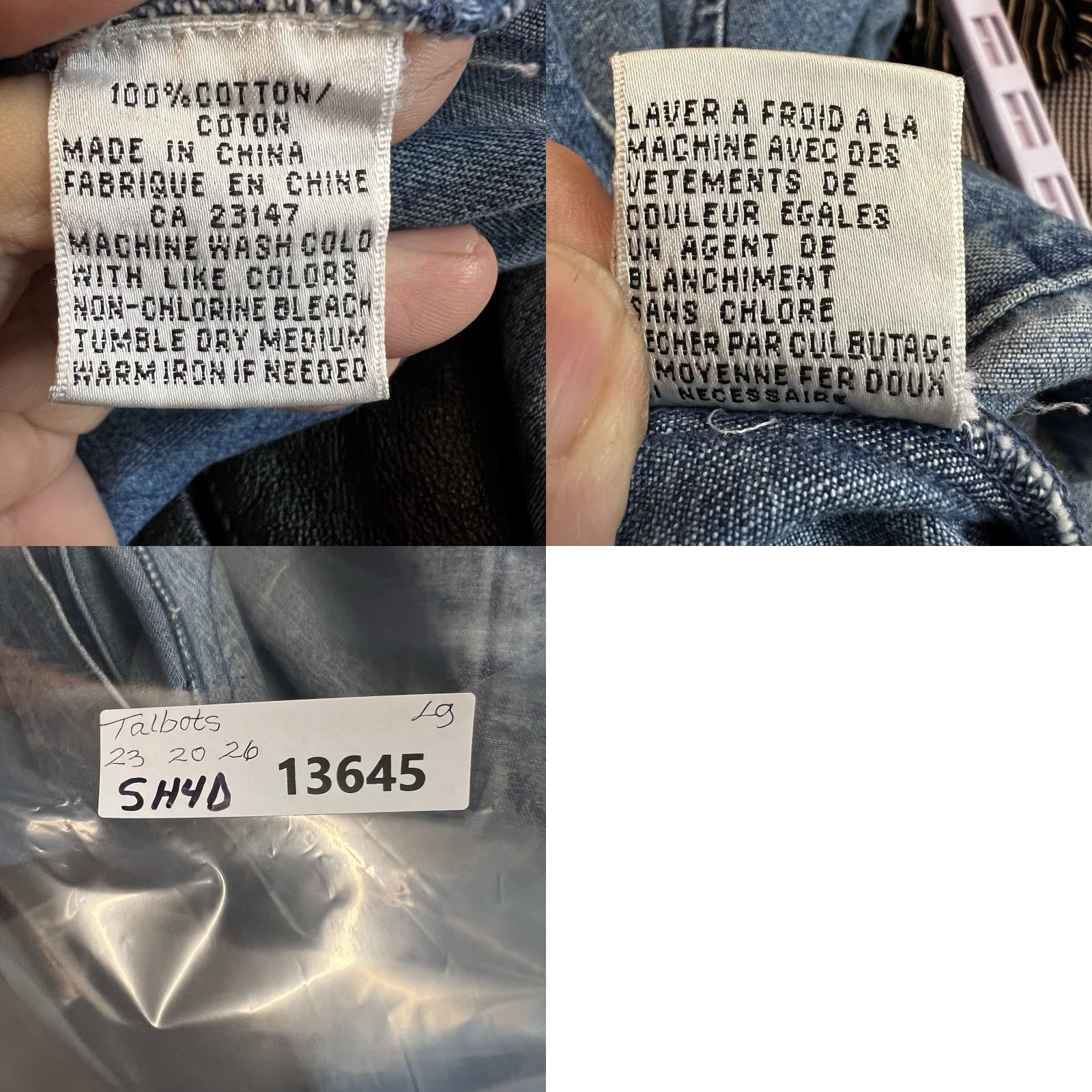 Talbots Talbots Denim Work Coat Womens Size L Blue Casual Lightweight Pockets Classic Size L / US 10 / IT 46 - 8 Thumbnail