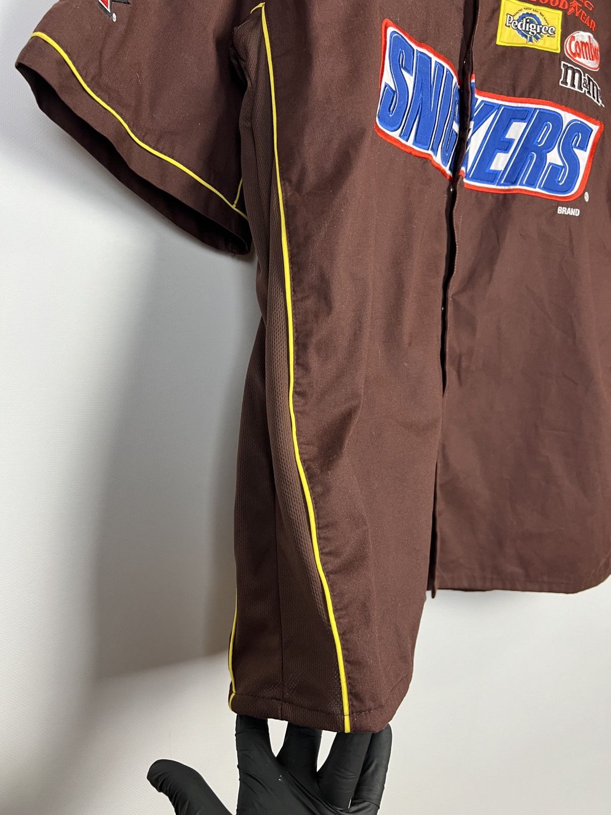 JH Design Vintage JH Design Snickers Moto Y2K brown Travis shirt Size US XL / EU 56 / 4 - 3 Thumbnail