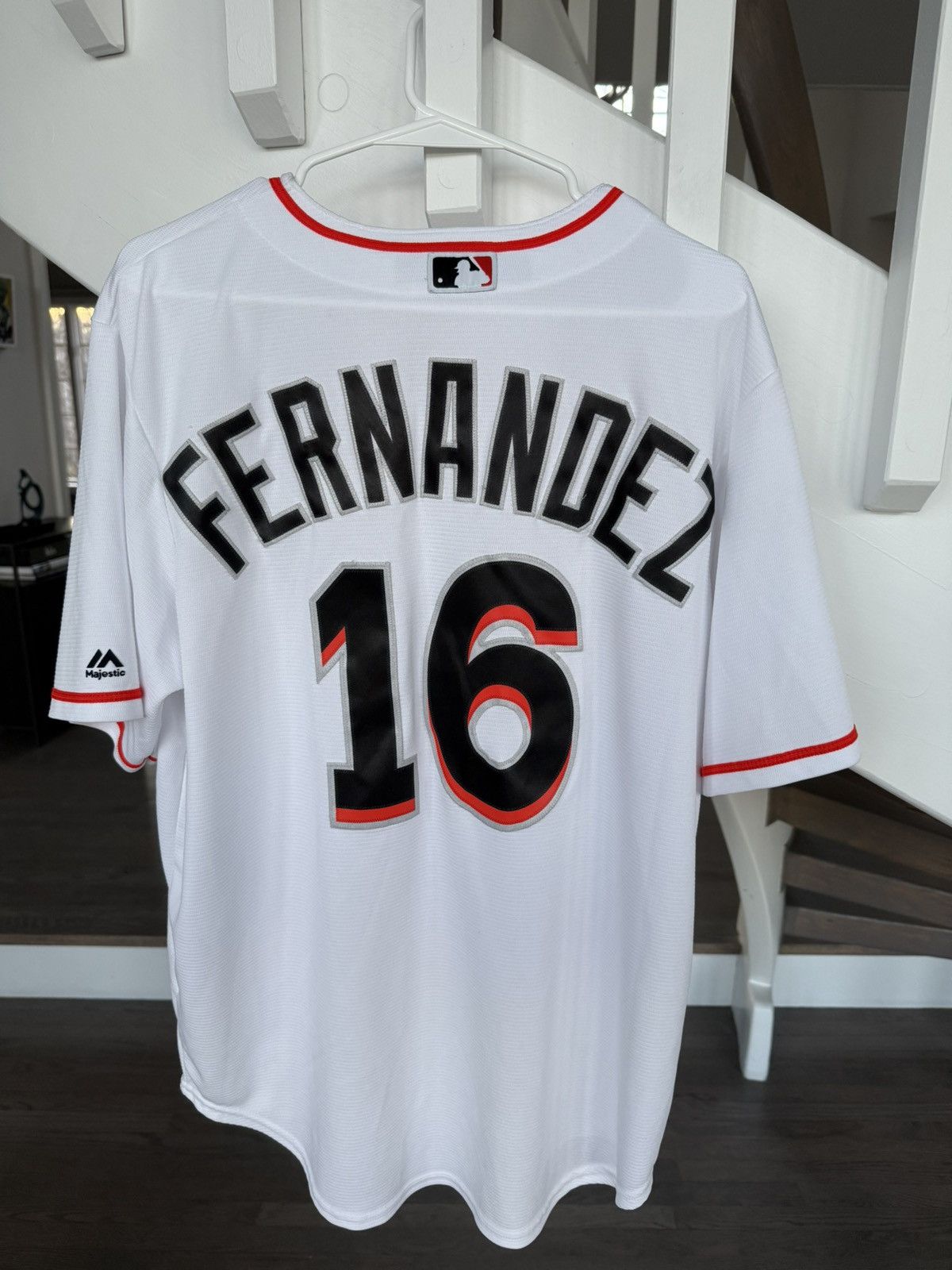 Majestic Miami Marlins Home Jose Fernandez Adult Large Jersey Size US L / EU 52-54 / 3 - 2 Thumbnail