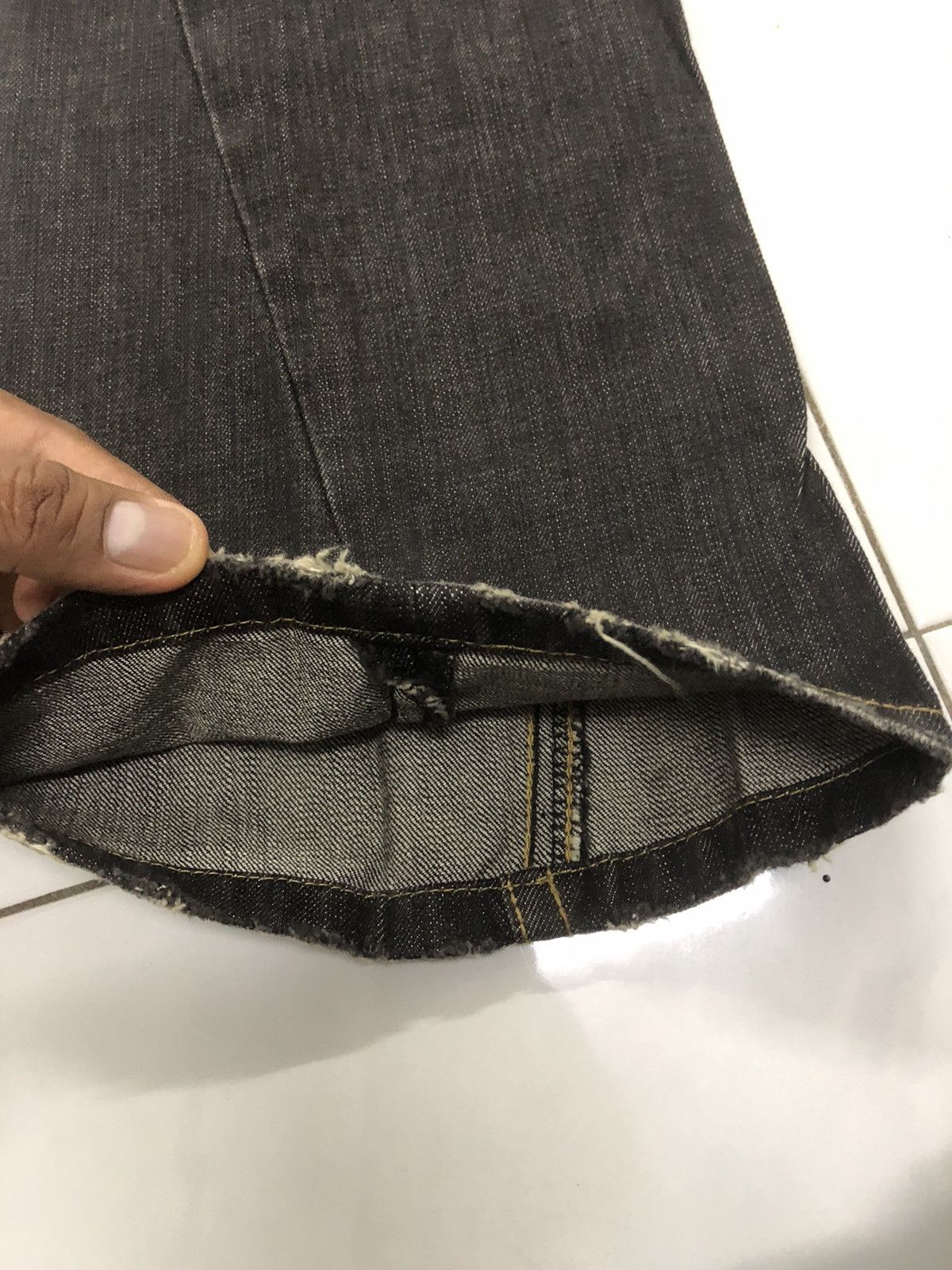 If Six Was Nine × Japanese Brand Japanese Brand - Bootcut Jeans Gennaro Distressed Size US 30 / EU 46 - 6 Thumbnail