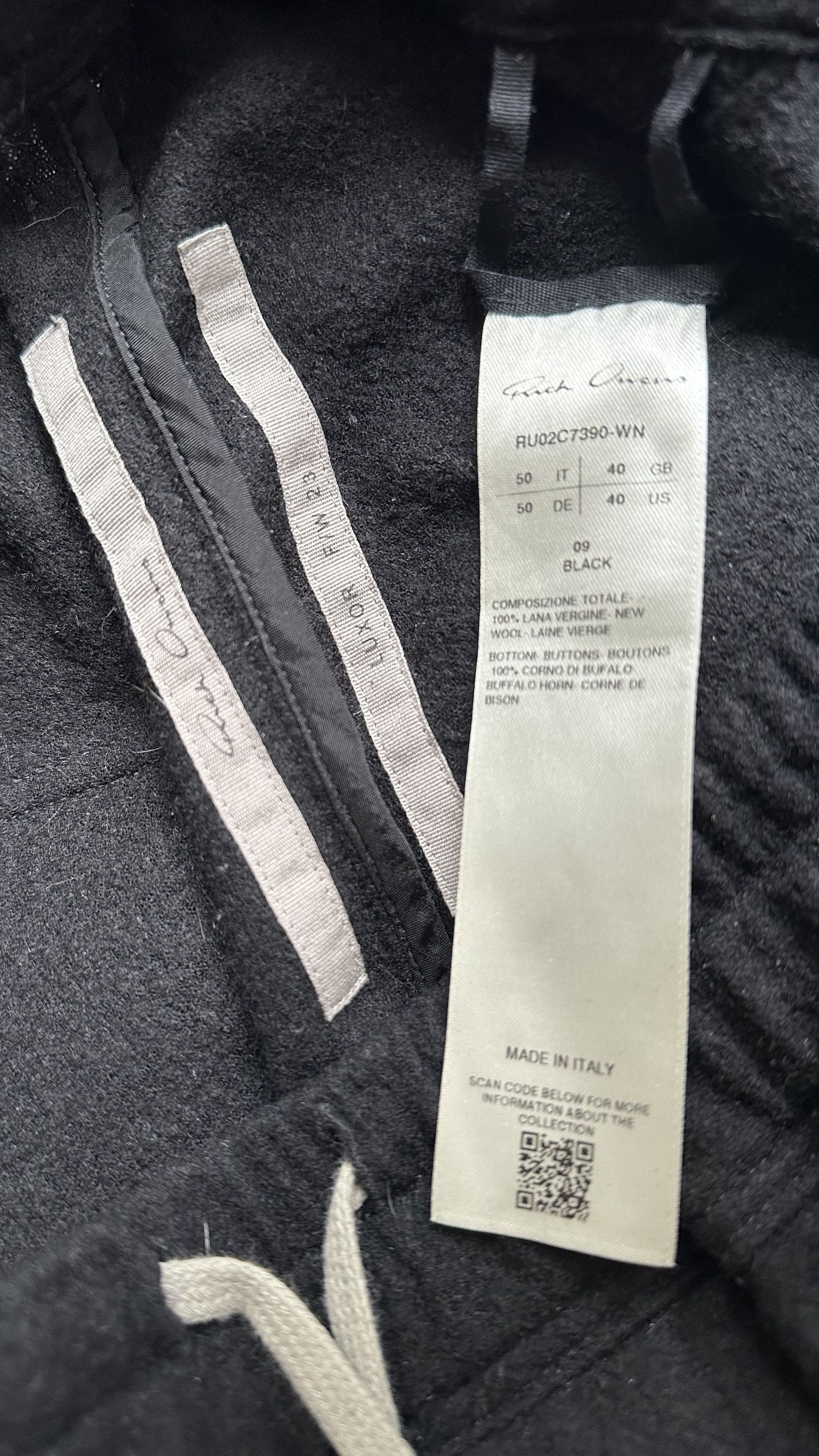 Rick Owens Slim Wool Pants Size US 34 / EU 50 - 5 Thumbnail