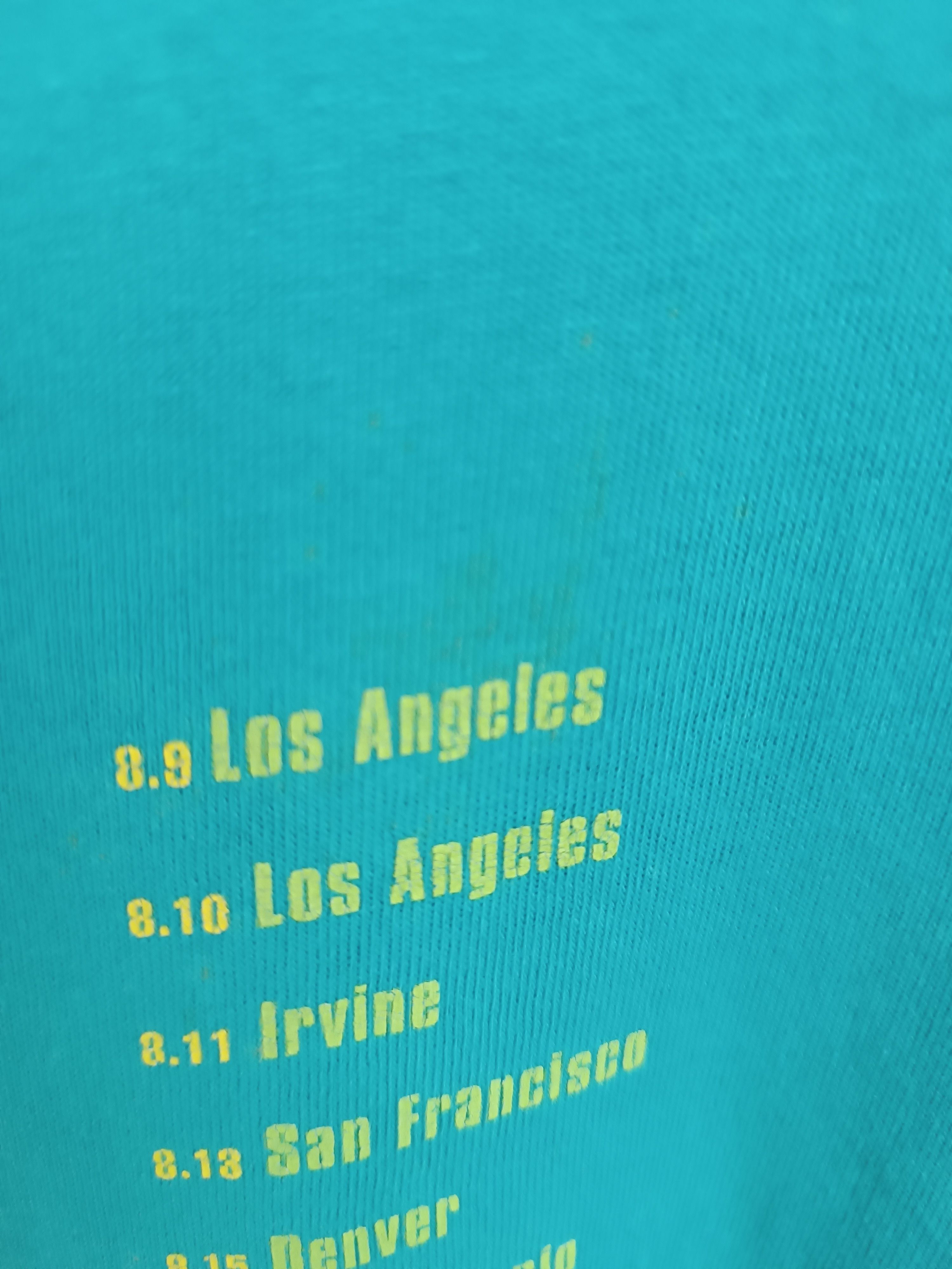 Band Tees VINTAGE '99 R.E.M. TOUR TEE REM pearl jam nirvana the cure Size US XL / EU 56 / 4 - 16 Thumbnail
