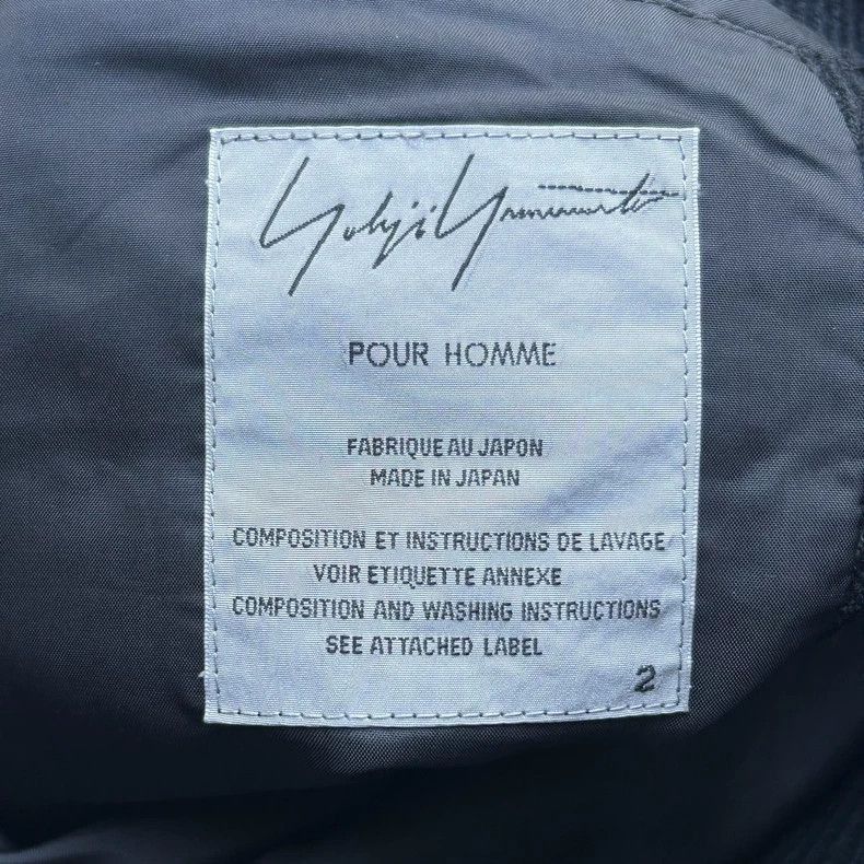 Yohji Yamamoto Yohji Yamamoto Yohji Yamamoto Black Short Jacket with Pock Size US S / EU 44-46 / 1 - 7 Thumbnail