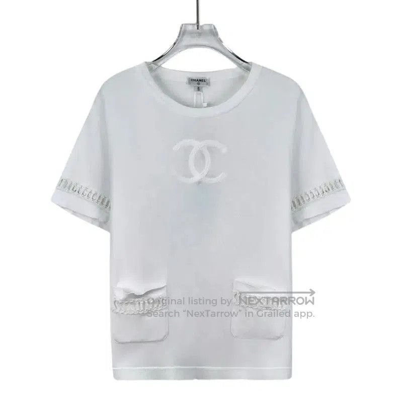 Chanel Chanel White Cotton T-Shirt for Women . Size XXS / US 00 / IT 34 - 1 Thumbnail