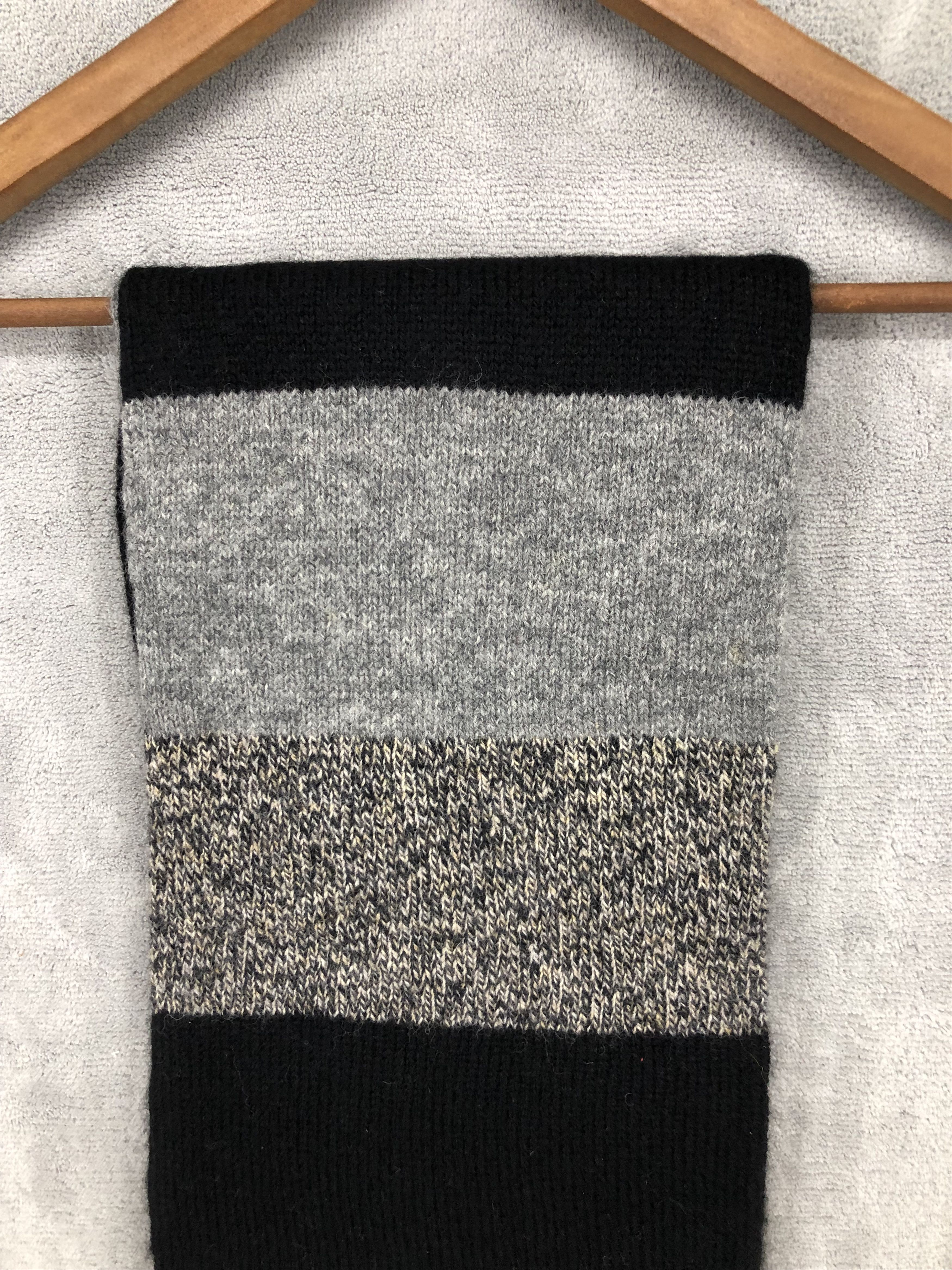 Japanese Brand × Takeo Kikuchi Takeo Kikuchi Striped Scarf Muffler Neck scarf Size ONE SIZE - 3 Thumbnail