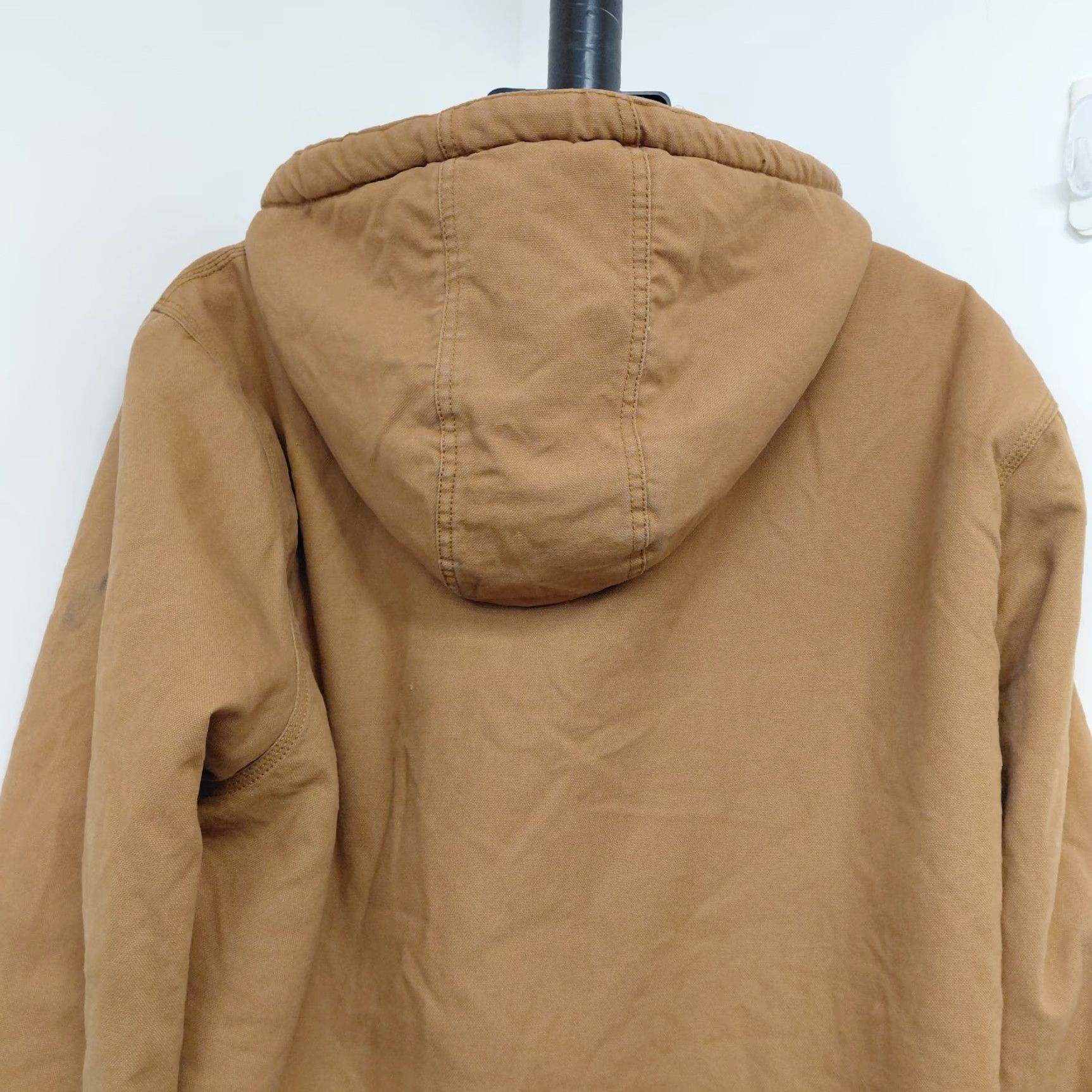 Dickies Dickies Jacket Men's XXL TALL Khaki Canvas Sherpa Lined Workwear Brown Read measurements in pics Read Size US XXL / EU 58 / 5 - 7 Thumbnail