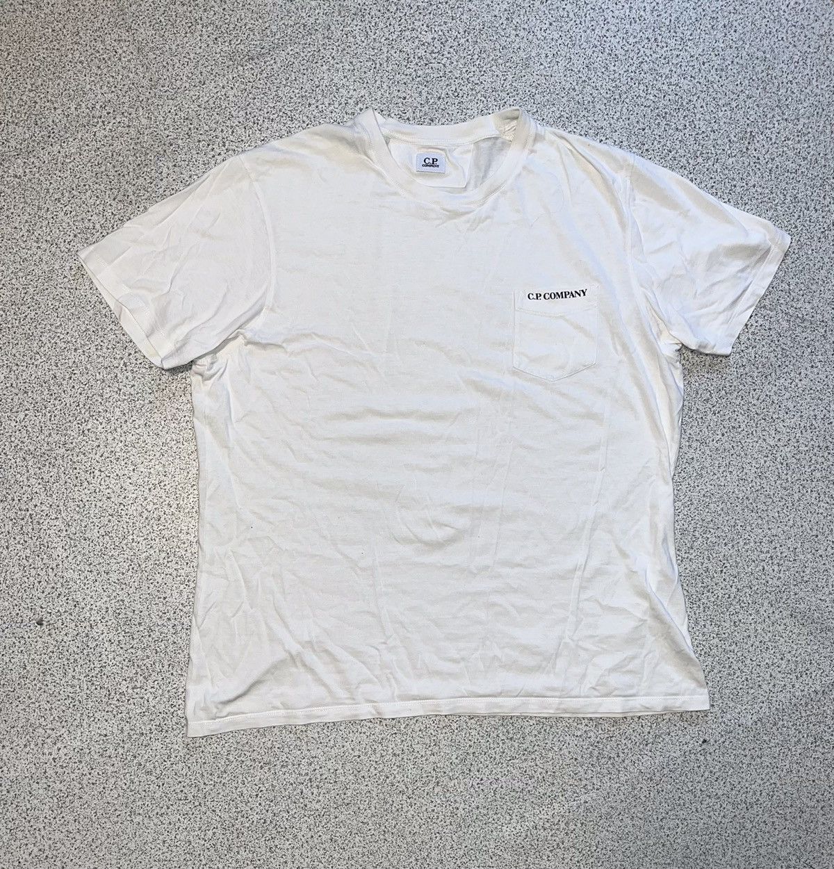 Pre-owned C P Company T-shirt Cp Company In White