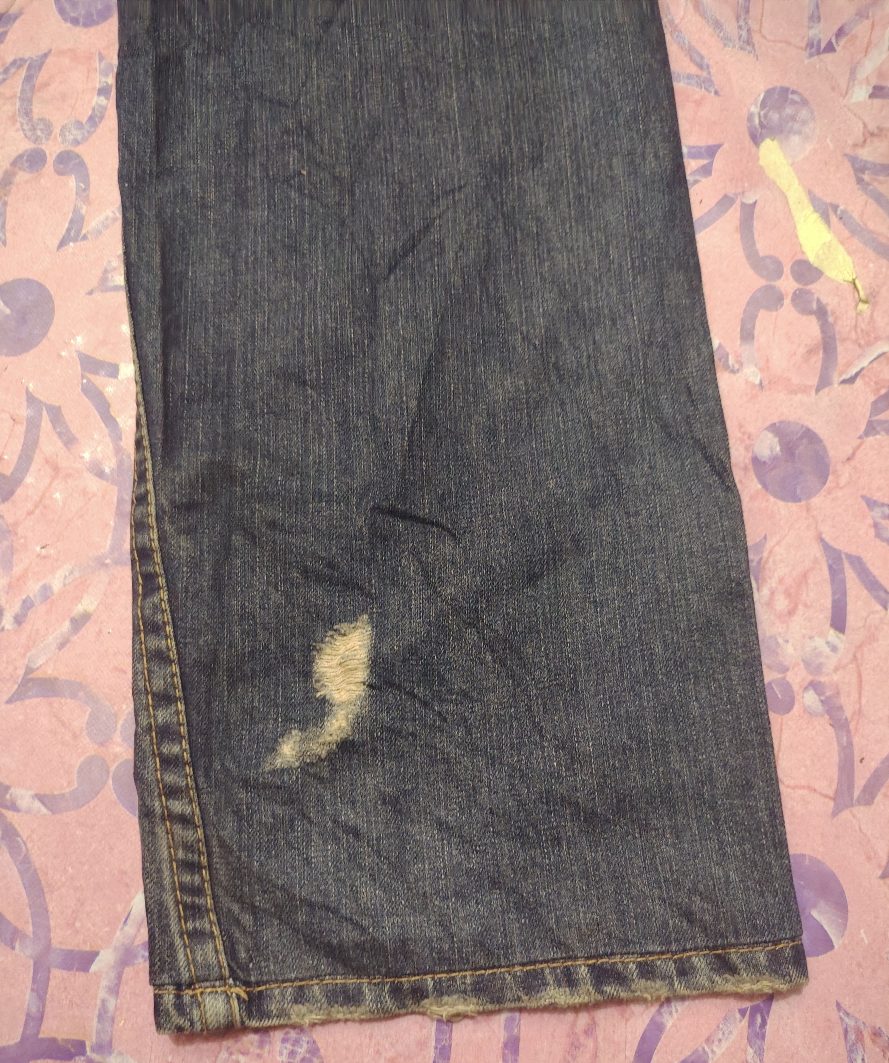 14th Addiction Japanese A6 Jeans Bandana Patchwork design Distressed jeans Size US 30 / EU 46 - 17 Thumbnail