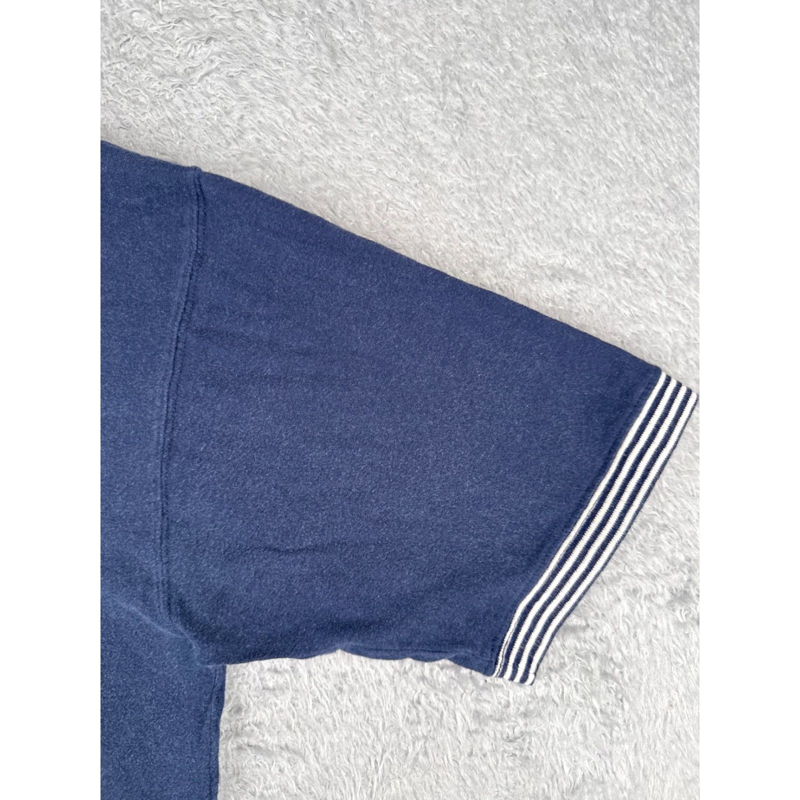 Tommy Hilfiger VINTAGE Tommy Hilfiger Shirt Adult Medium Blue Short Sleeve Crew Neck Cotton READ Size US M / EU 48-50 / 2 - 2 Thumbnail