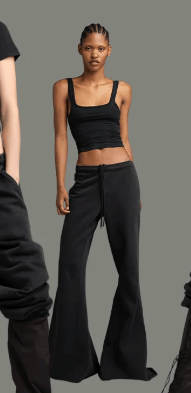 image of Entire Studios Heavy Flare Soot in Black, Men's (Size 32)