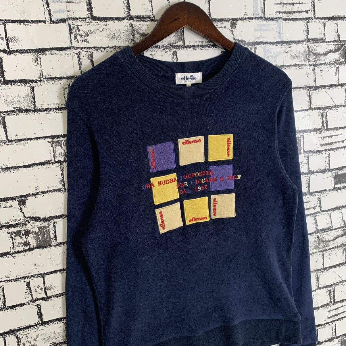 Designer × Ellesse Ellesse Golf Embroidery Logo Sweatshirt Size L / US 10 / IT 46 - 3 Thumbnail